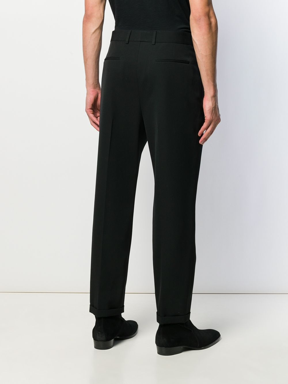 cuffed tailored trousers - 4