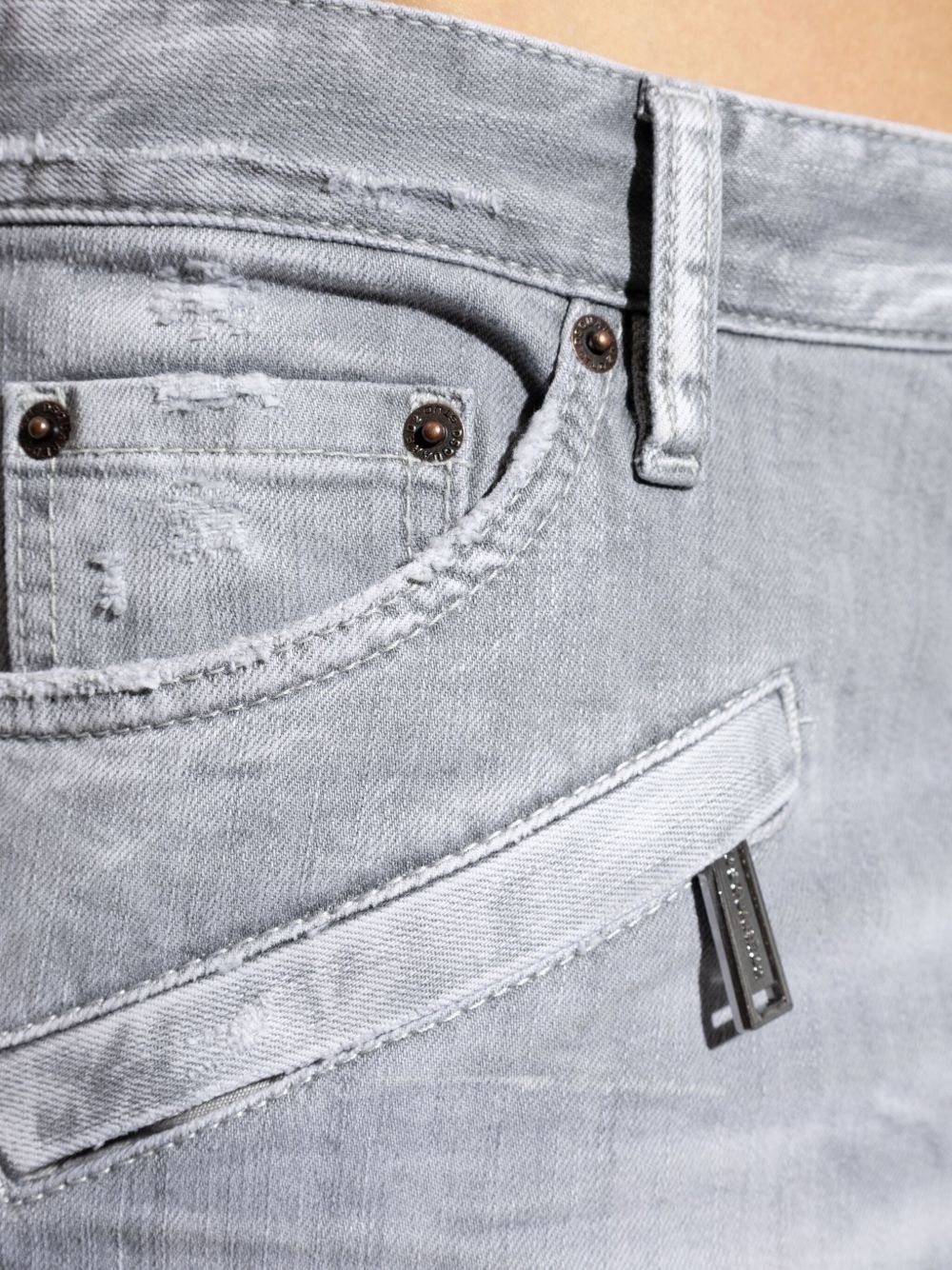distressed-effect jeans - 5