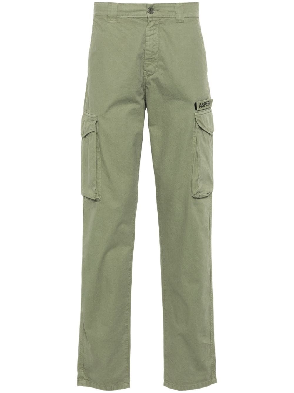 logo-appliquÃ© cargo pants - 1