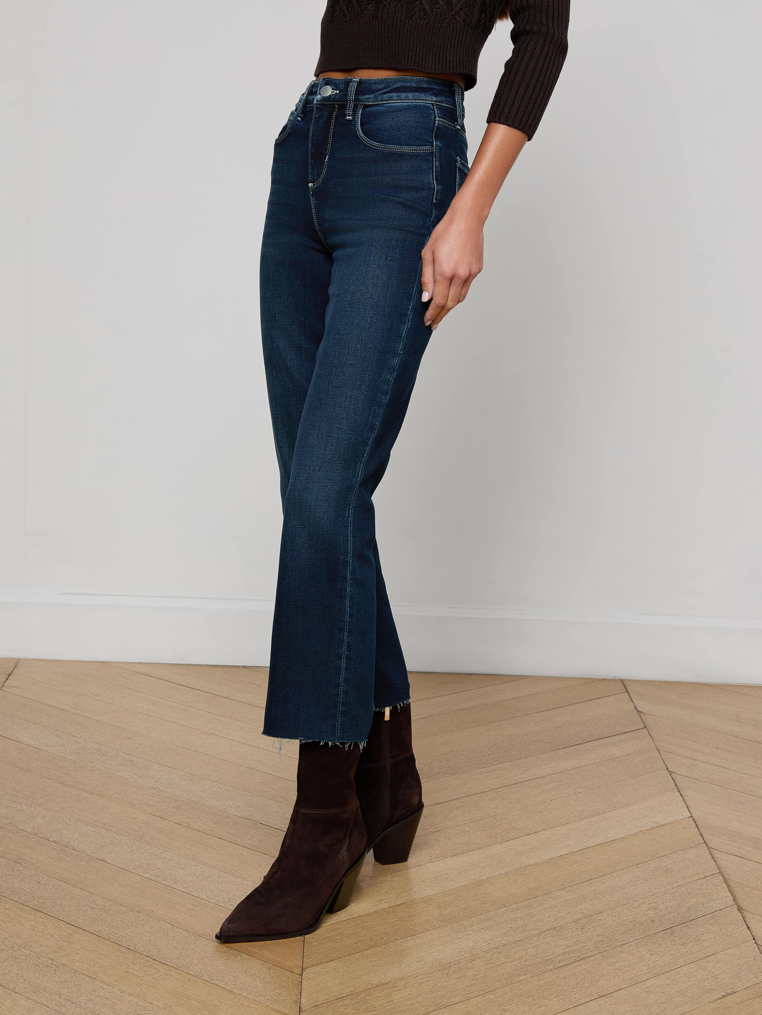 Kendra Cropped Flare Jean - 4