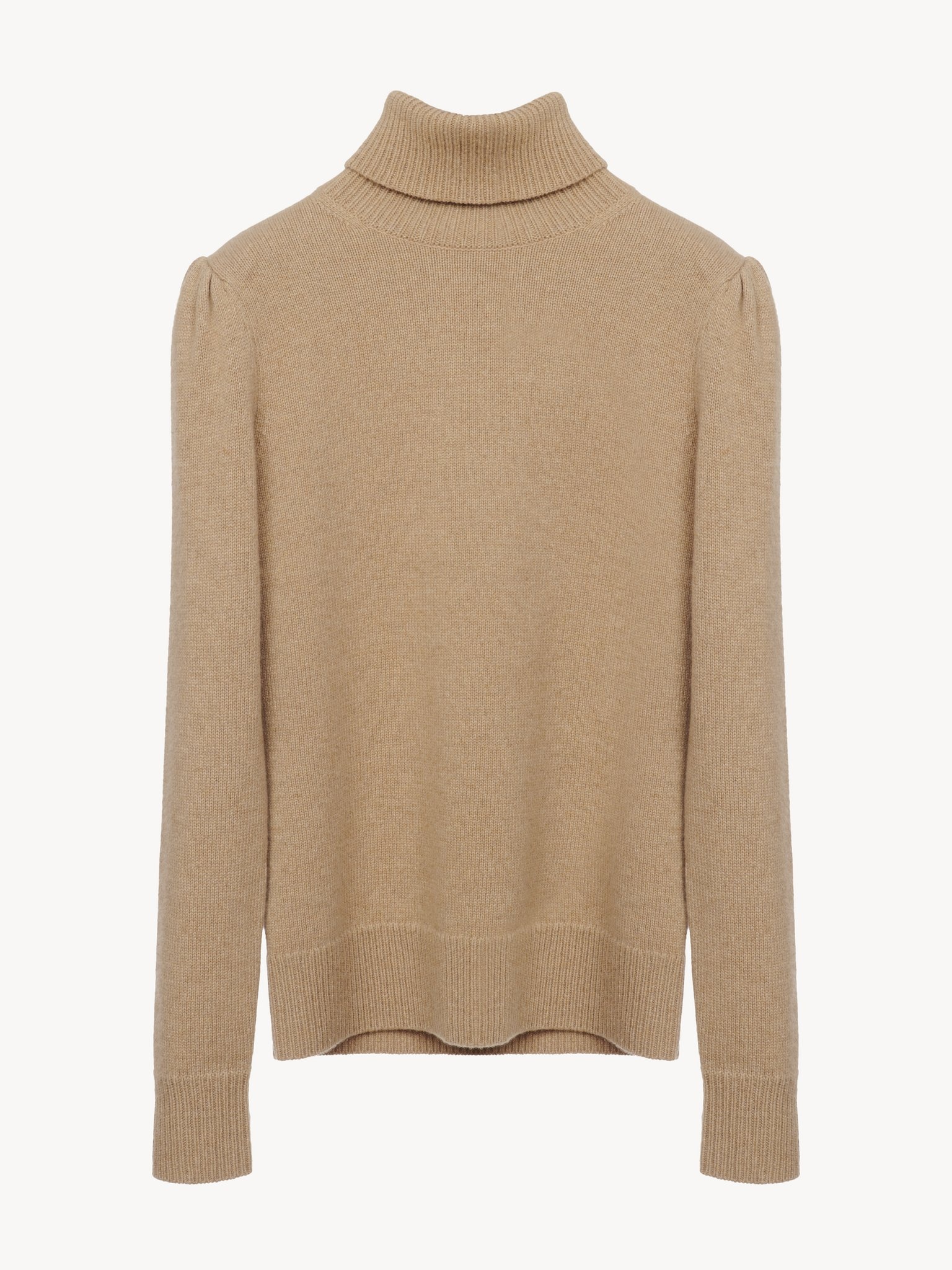 FITTED HIGH-NECK SWEATER - 4