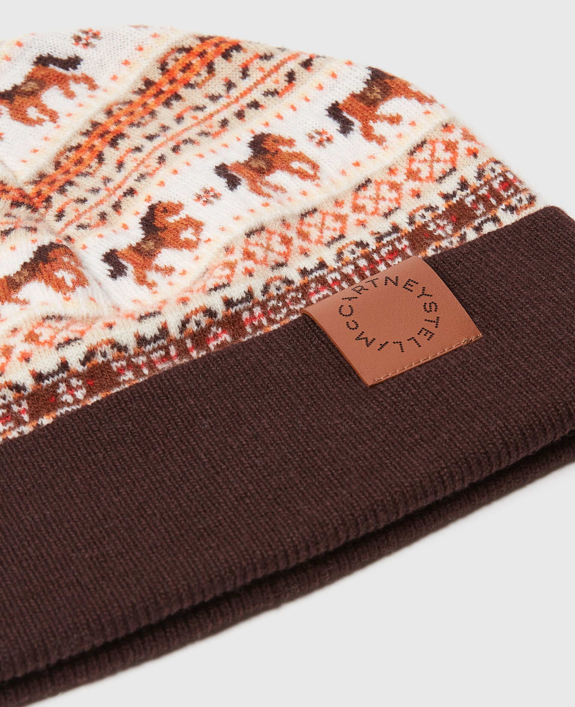Fair Isle Wool Beanie - 4