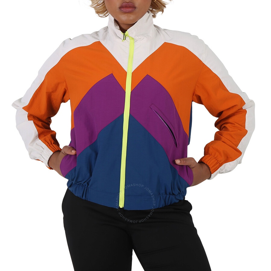 Kenzo Ladies Colorblock Sport Tracksuit Nylon Jacket - 3