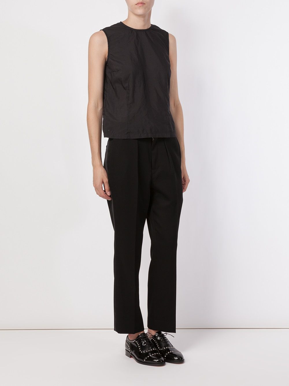 round neck tank top - 2