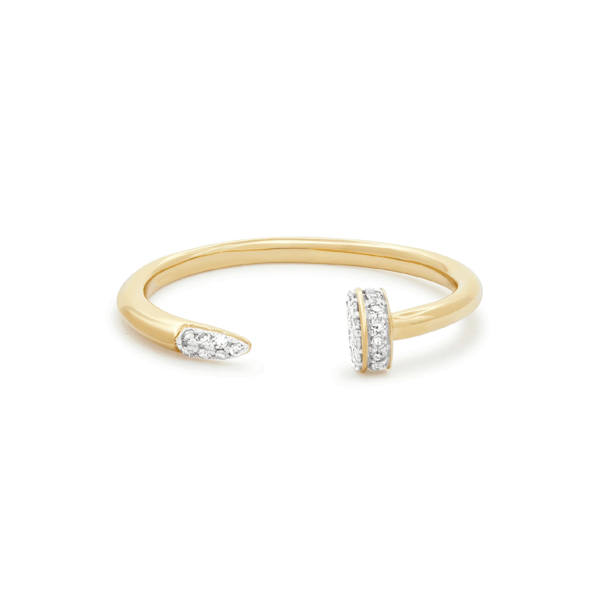 Fine Nailed It Pave Diamond Ring - 1