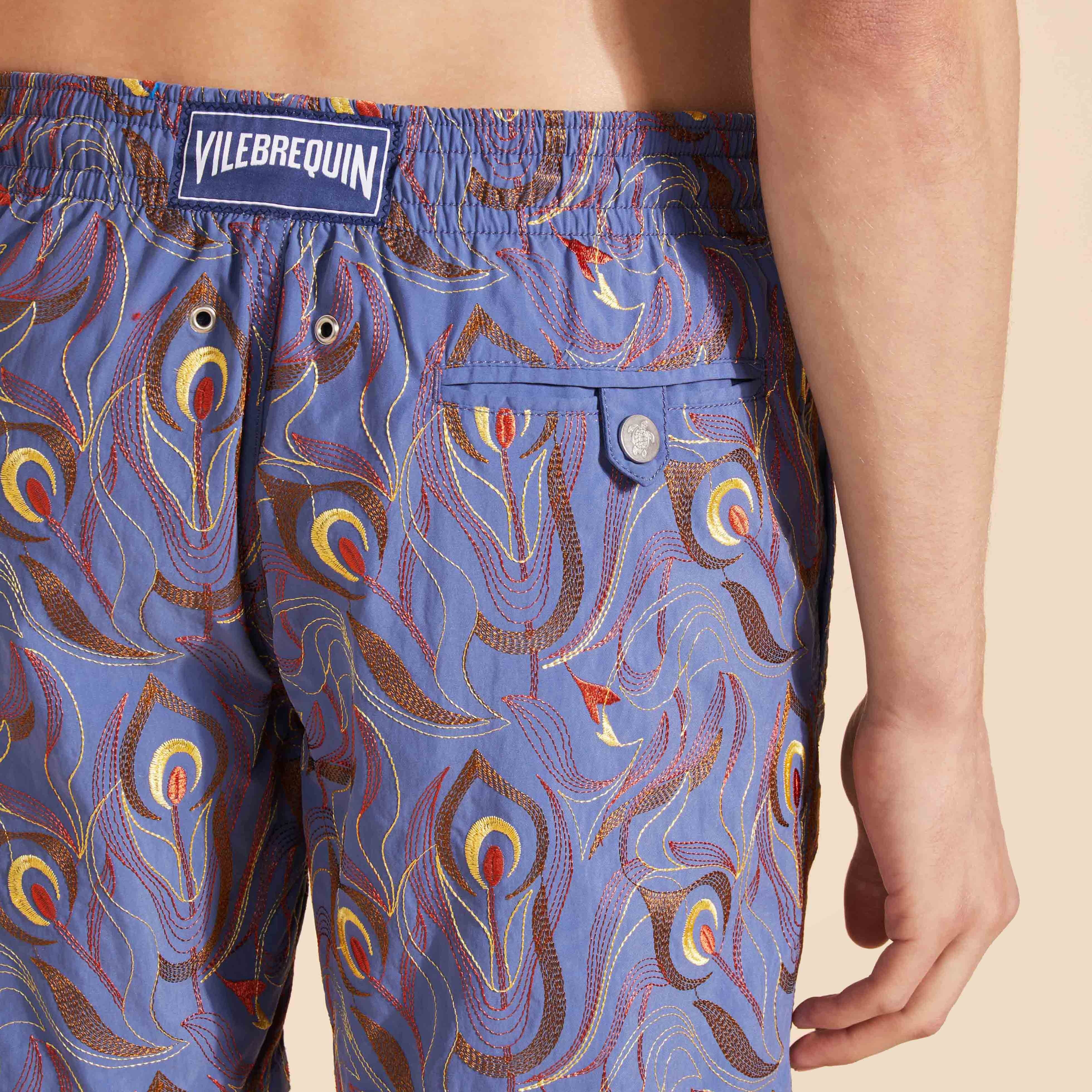 Men Swim Trunks Embroidered Camo Flowers - Limited Edition - 6