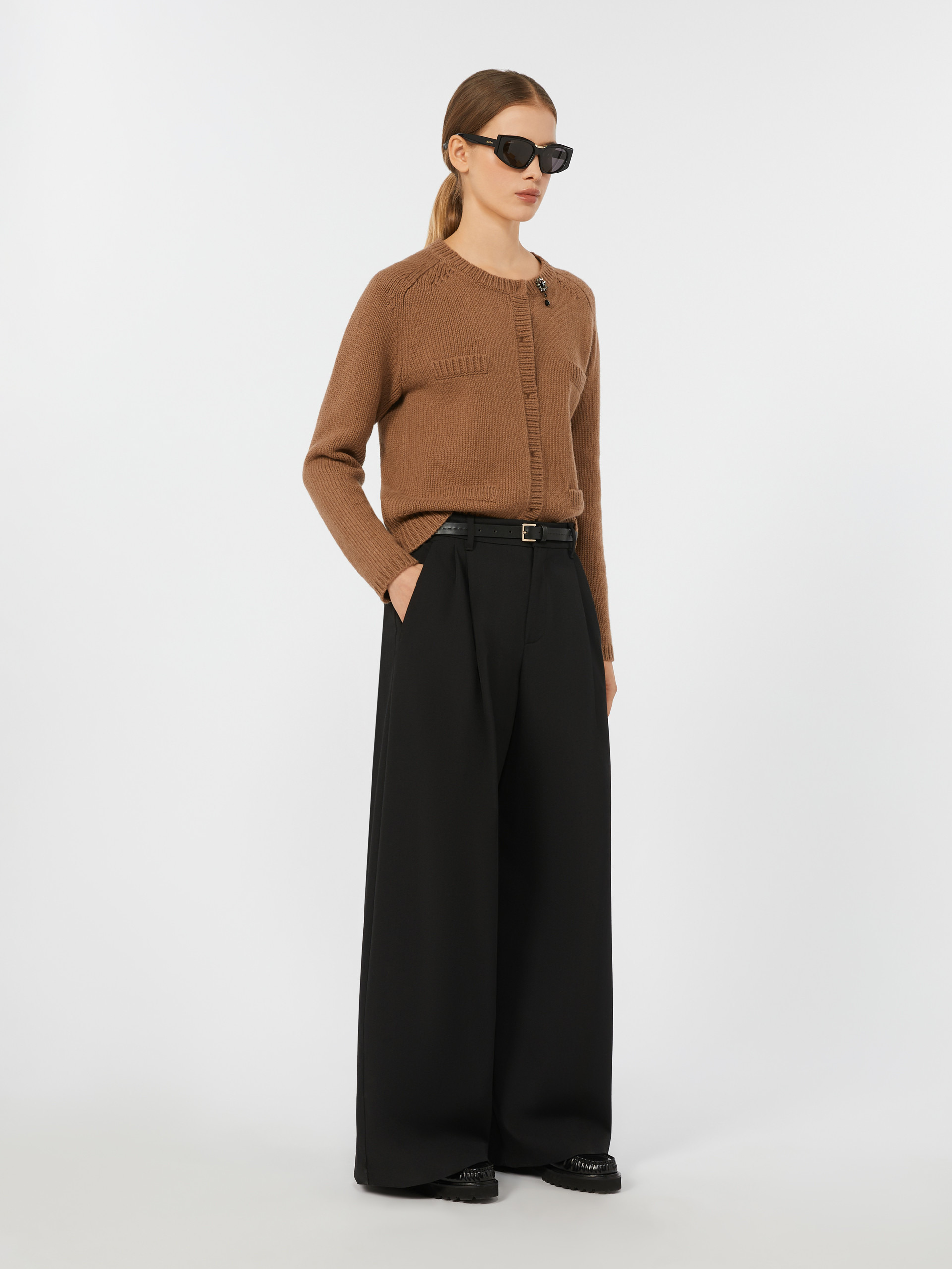 KASIA Mouliné wool and cashmere cardigan - 2