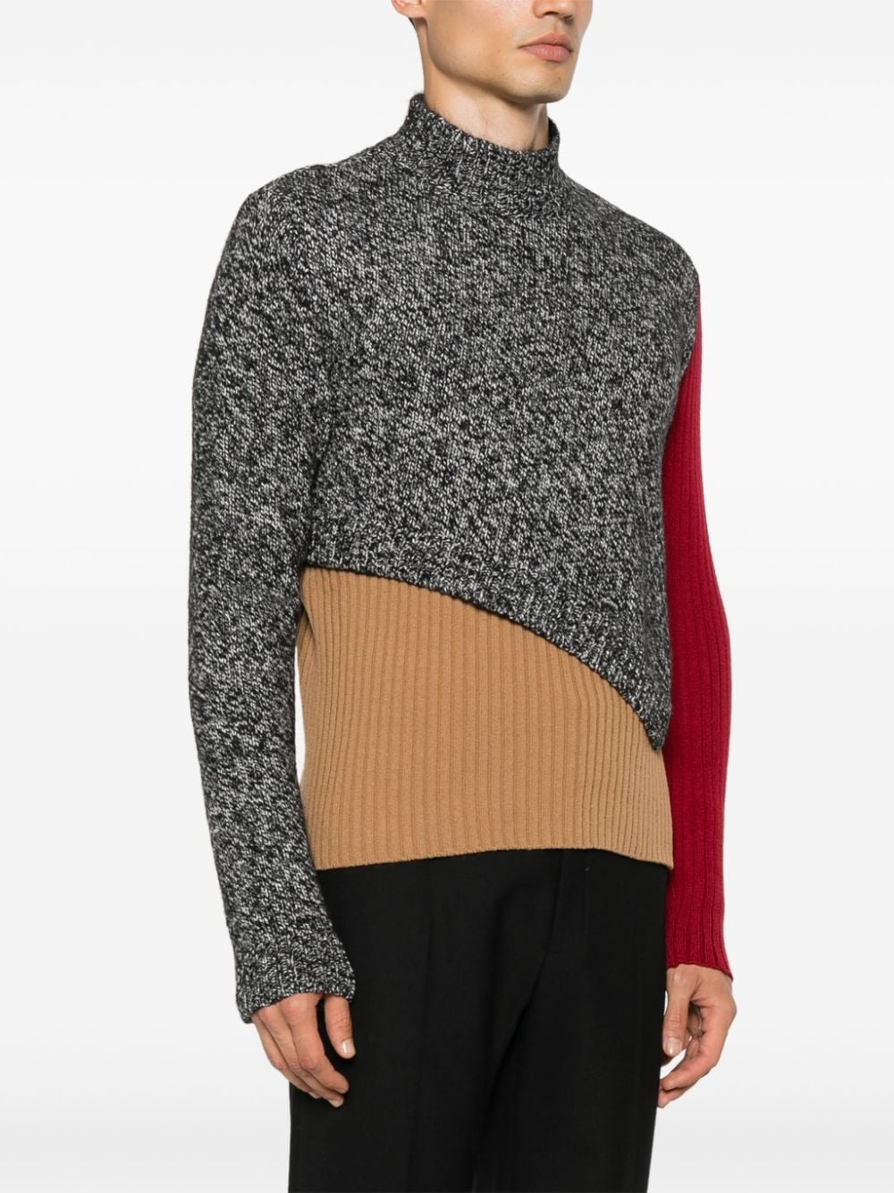 layered-design jumper - 3