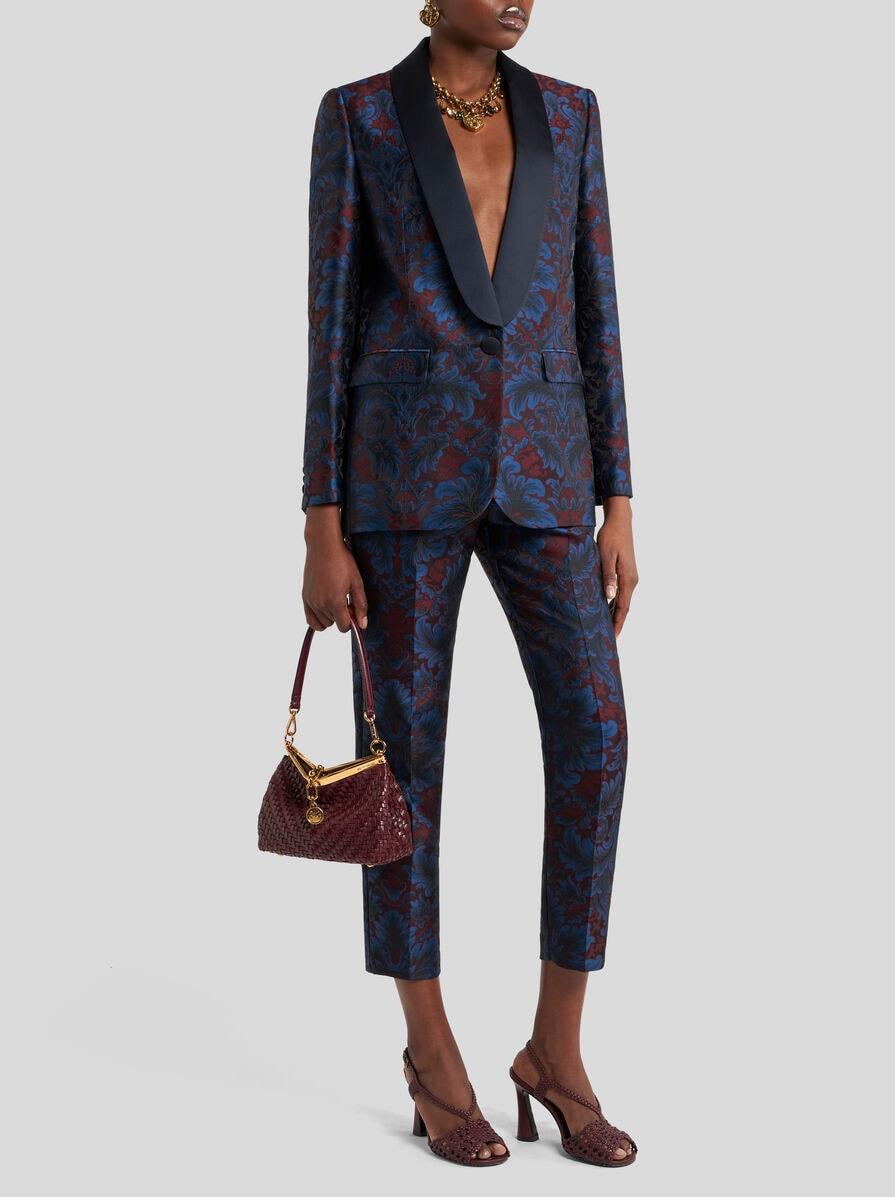 SILK-BLEND JACQUARD JACKET - 3