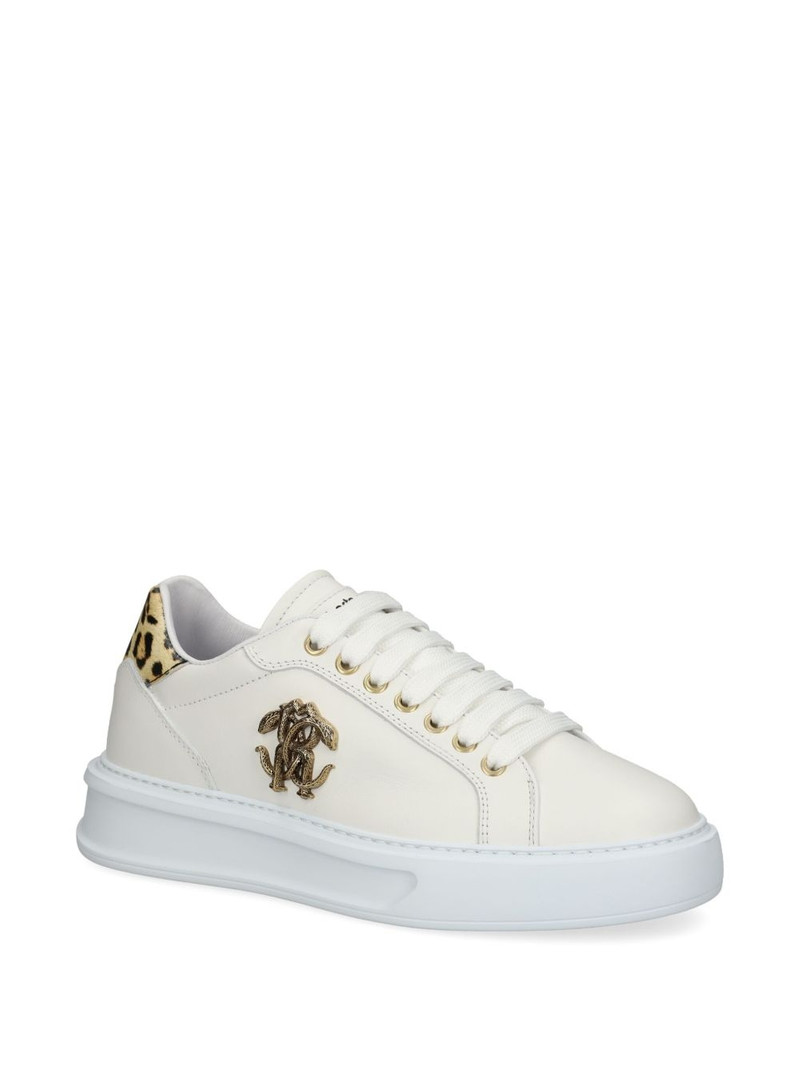 Roberto Cavalli leather sneakers outlook