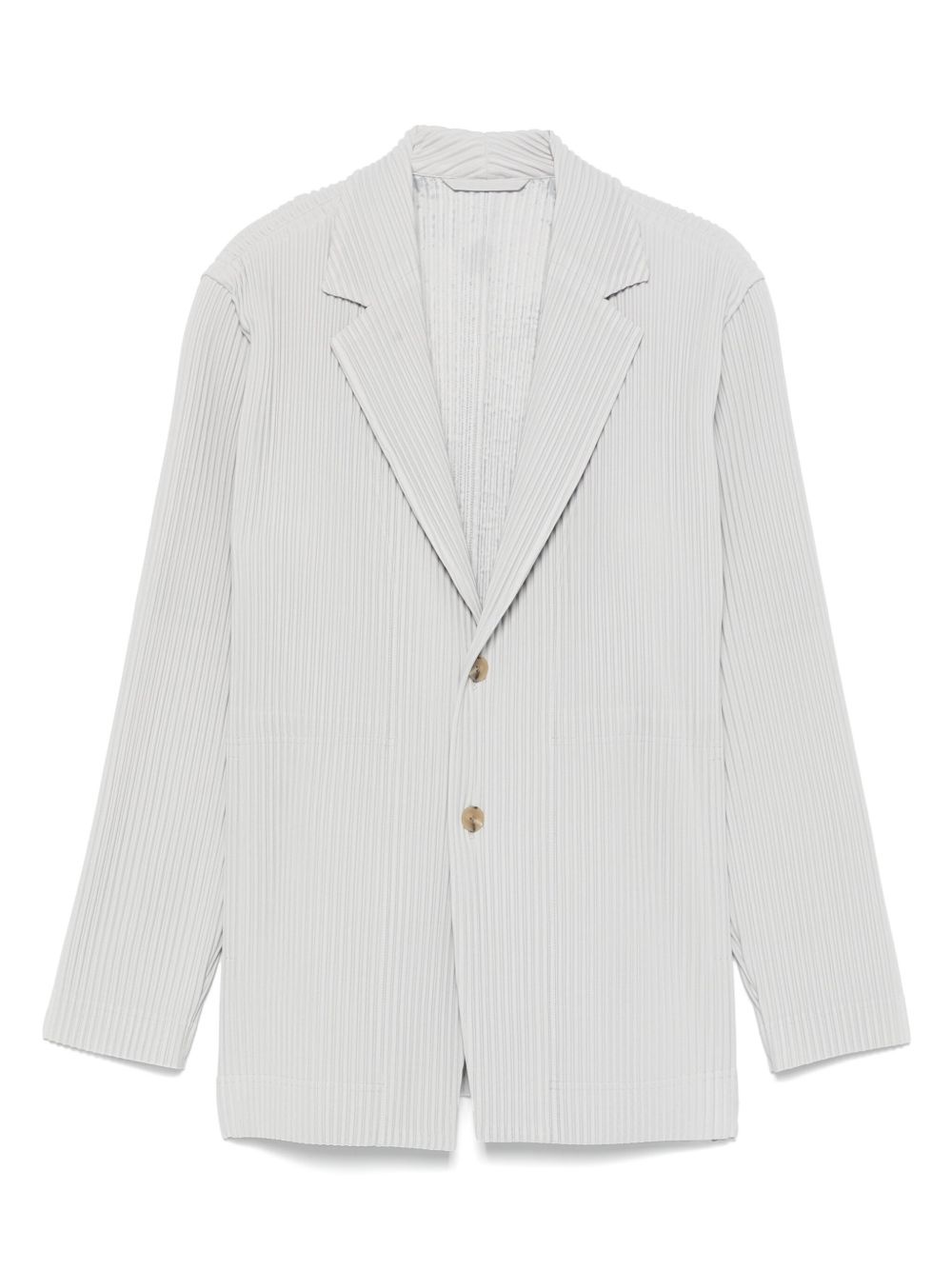 plissé-effect blazer - 1