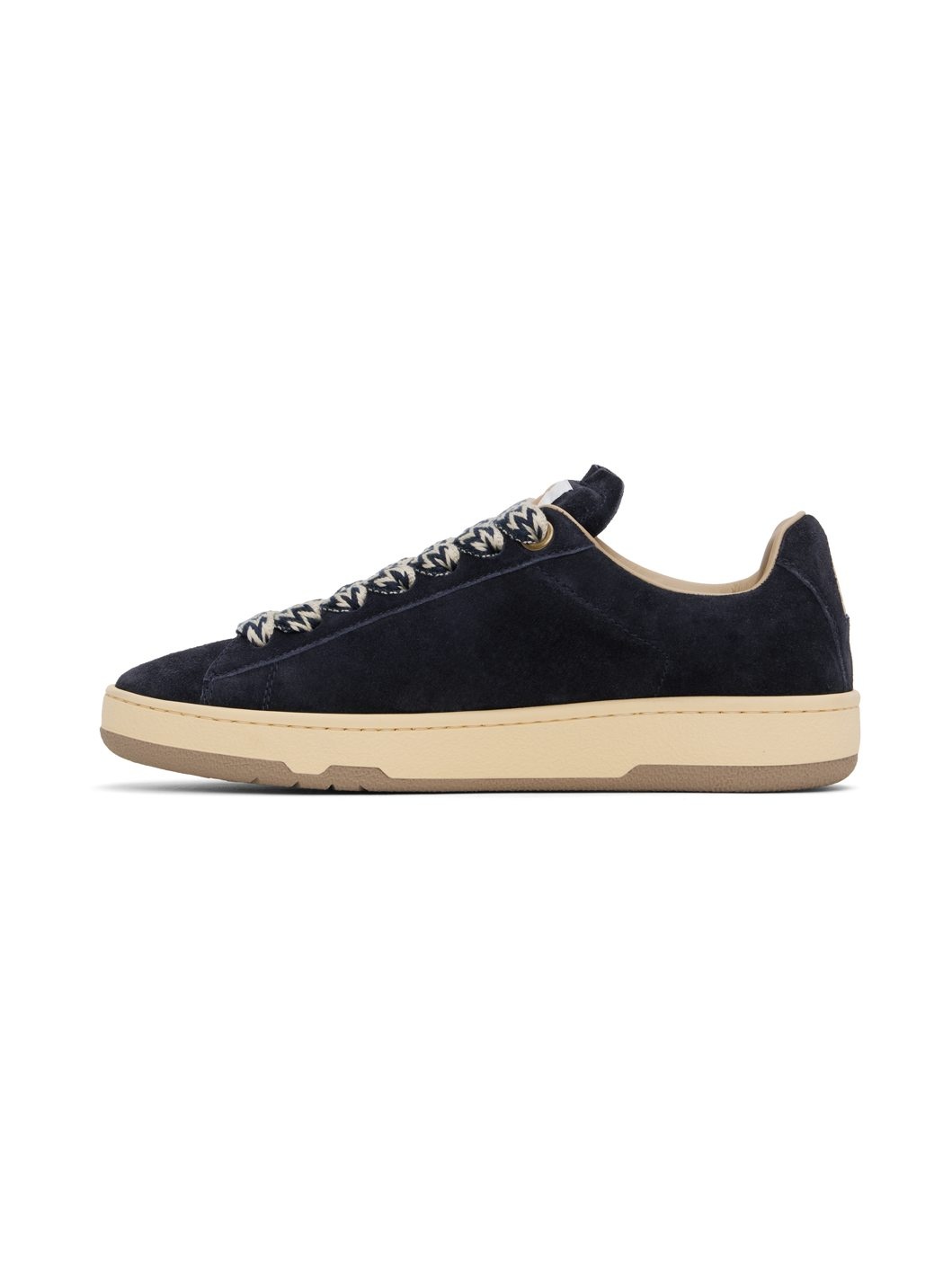 Navy Suede Curb Lite Sneakers - 3