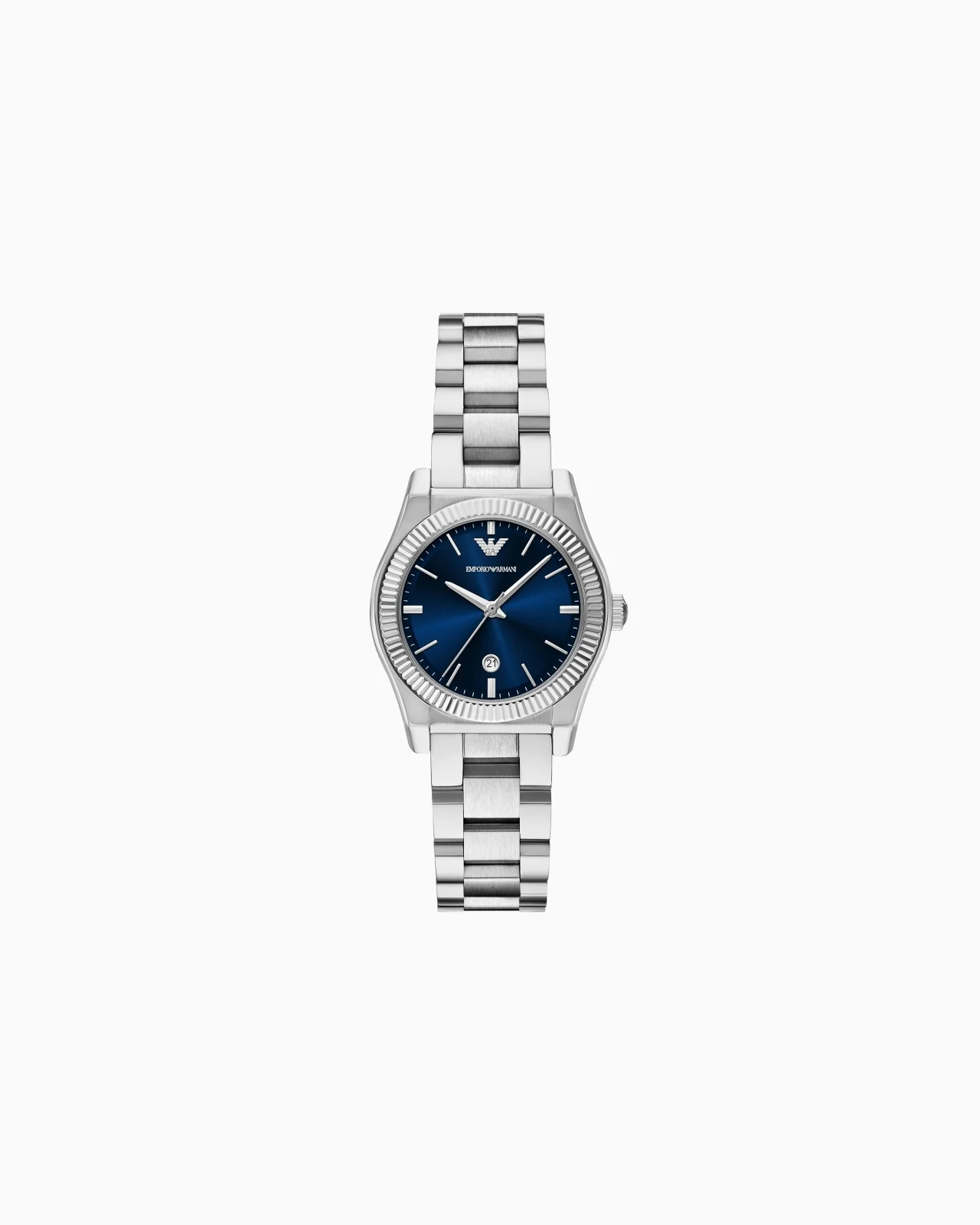 THREE-HAND STAINLESS STEEL WATCH - 1