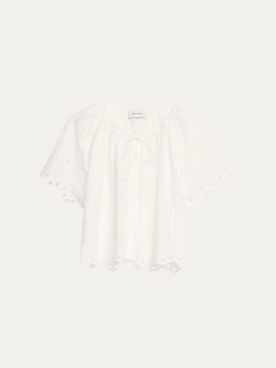 Broderie Blouse - 1