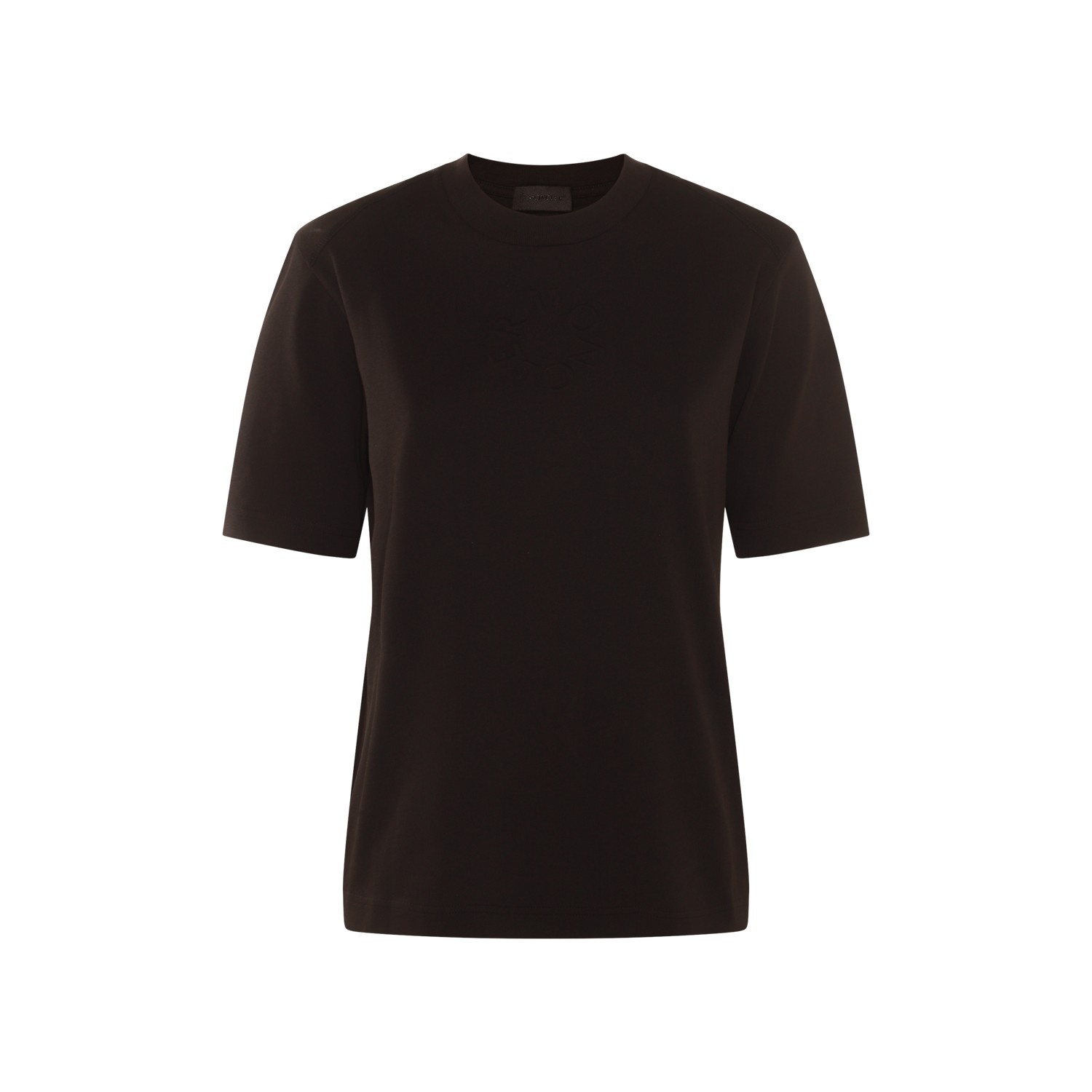 BLACK COTTON T-SHIRT - 1