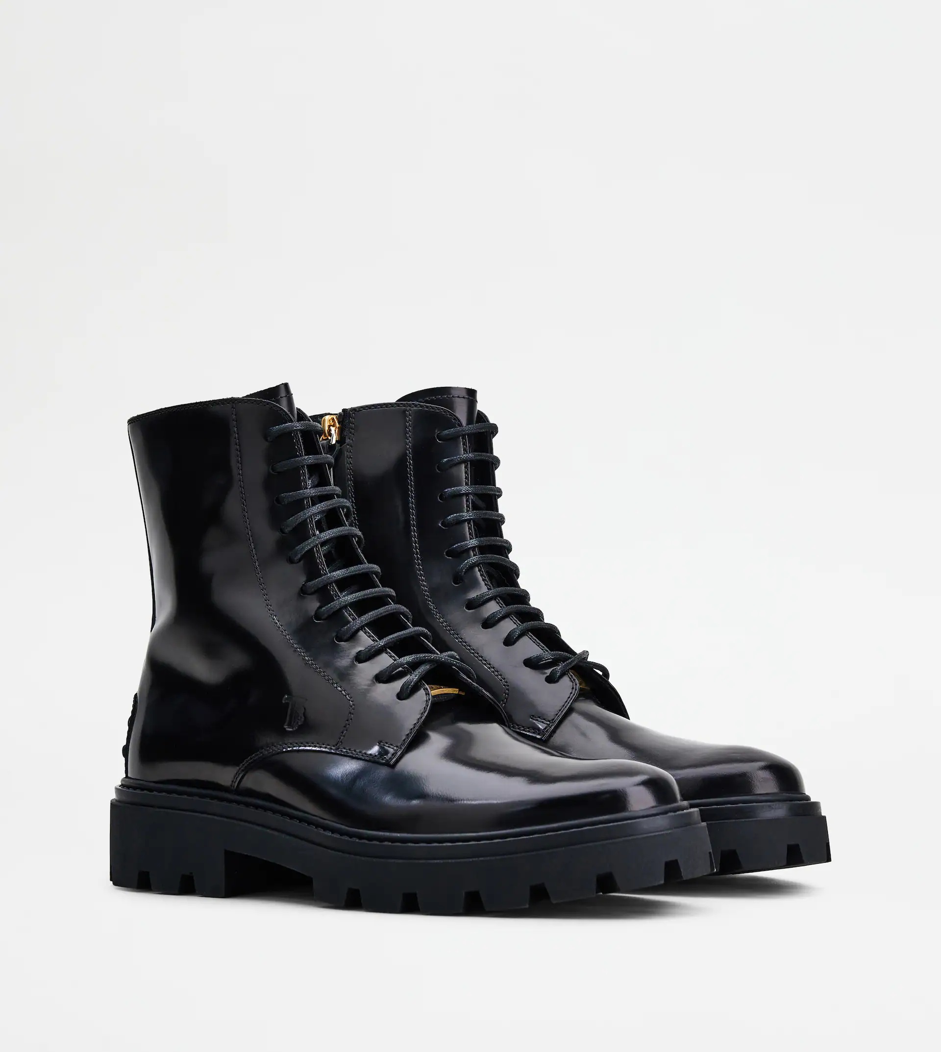 BOOTS IN LEATHER - BLACK - 2
