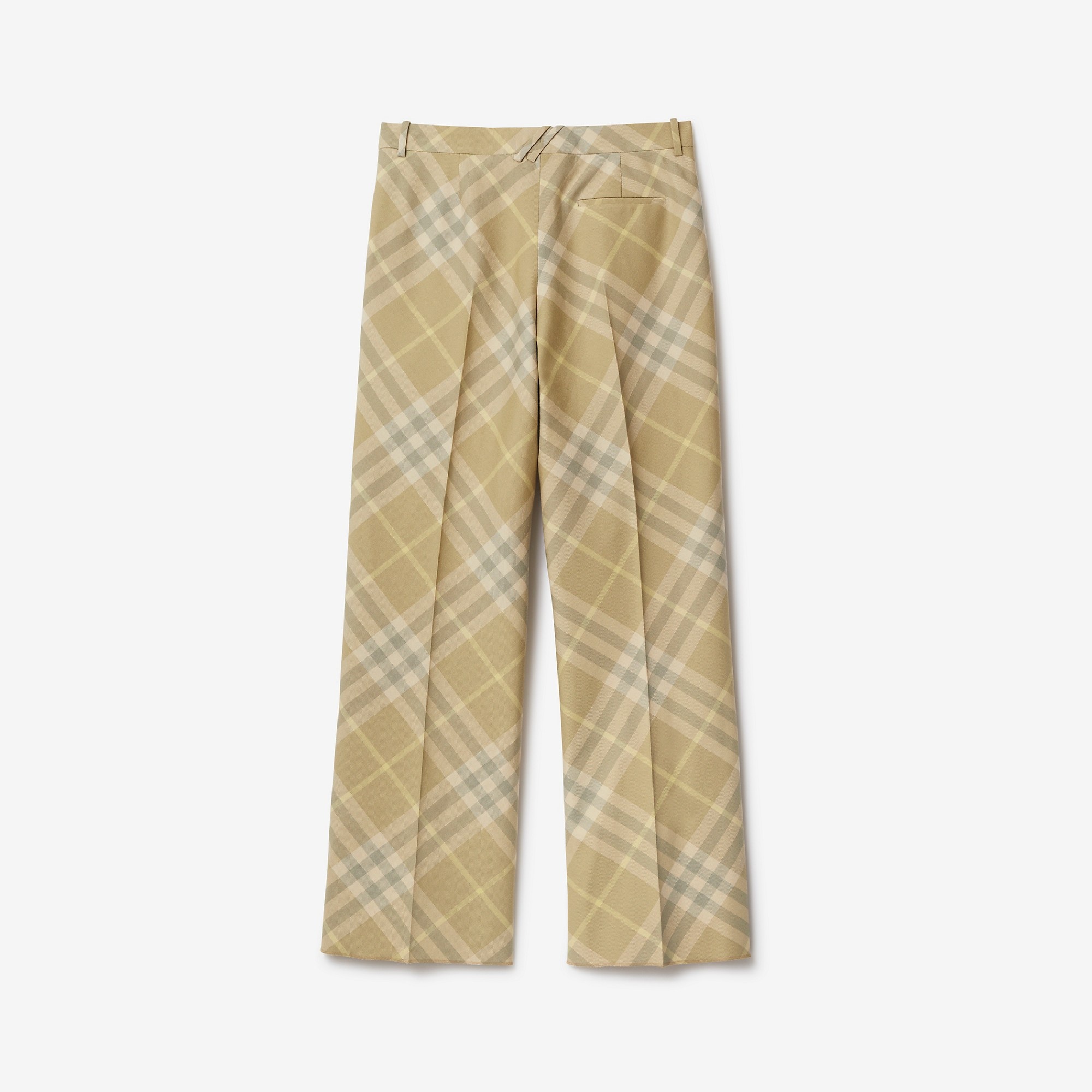 Check Wool Trousers - 5