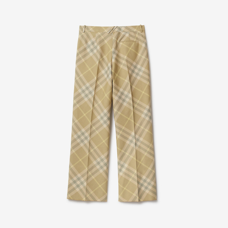 Check Wool Trousers 5