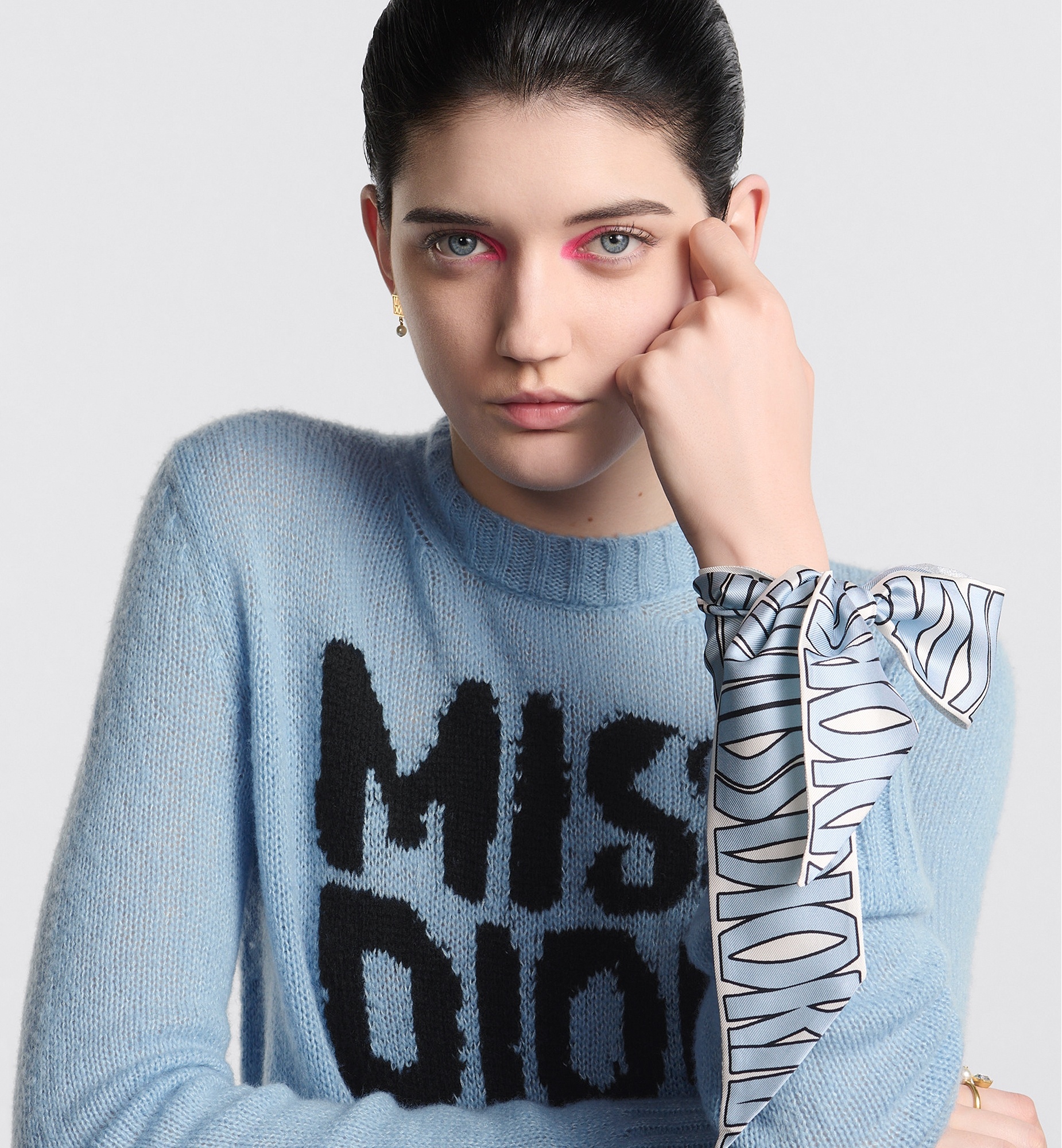 Miss Dior Allover Mitzah Scarf - 2