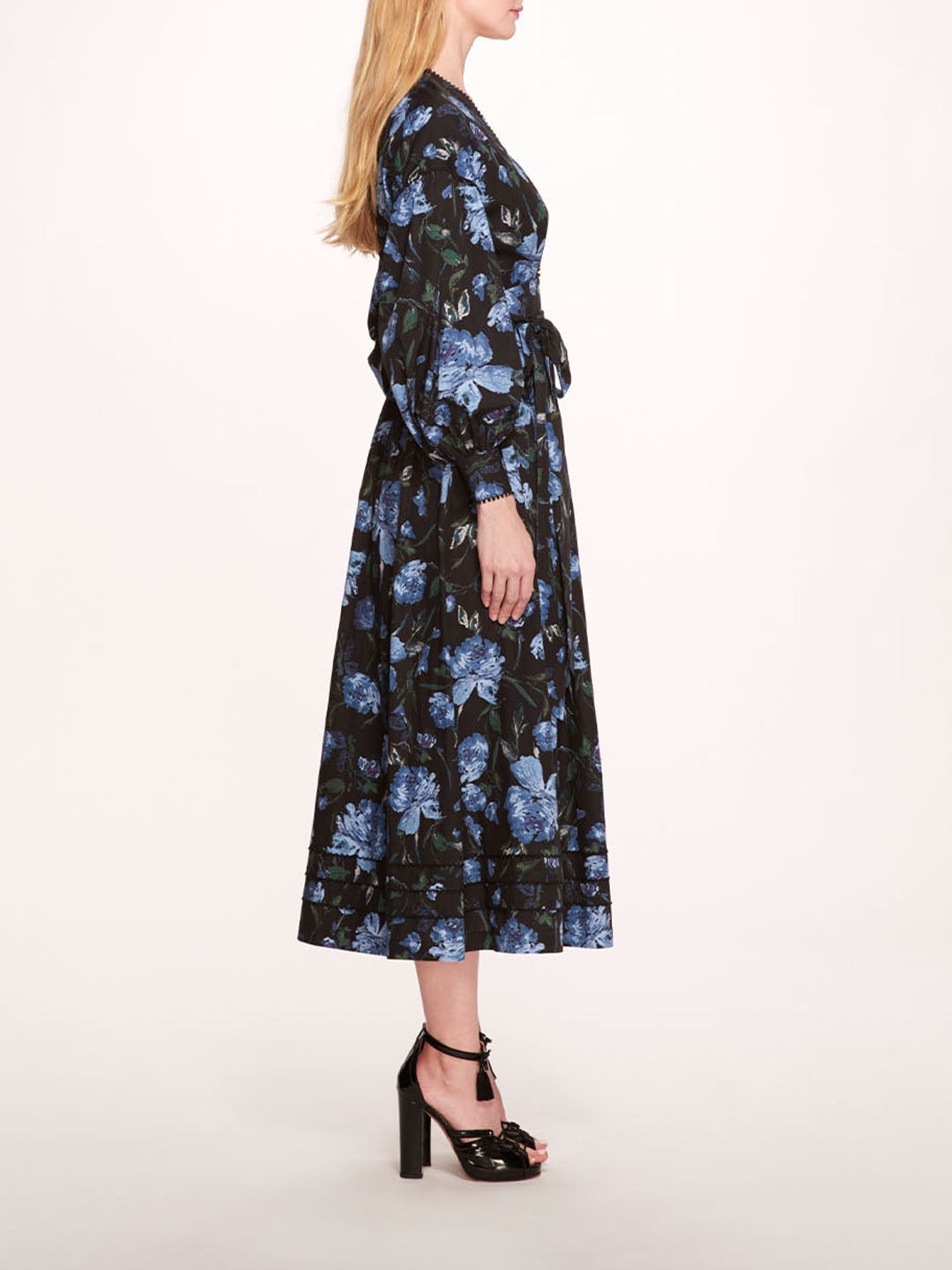 INDIGO MIDI DRESS - 2