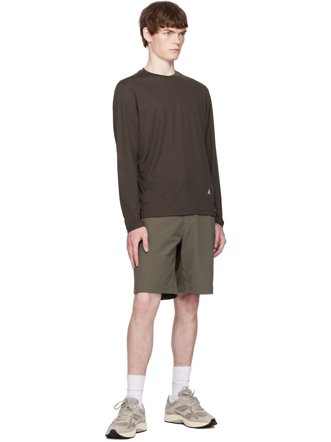 Taupe ProGrid Omni 9 Premium Sneakers - 5
