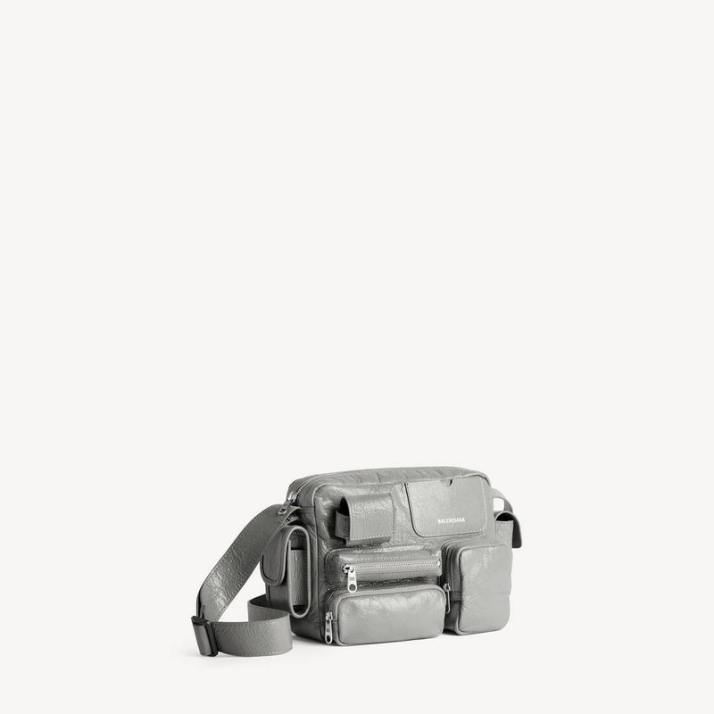 BALENCIAGA Men's Superbusy Camera Bag in Balenciaga Grey outlook