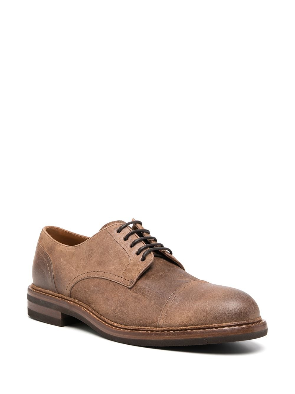 worn-effect Derby shoes - 2