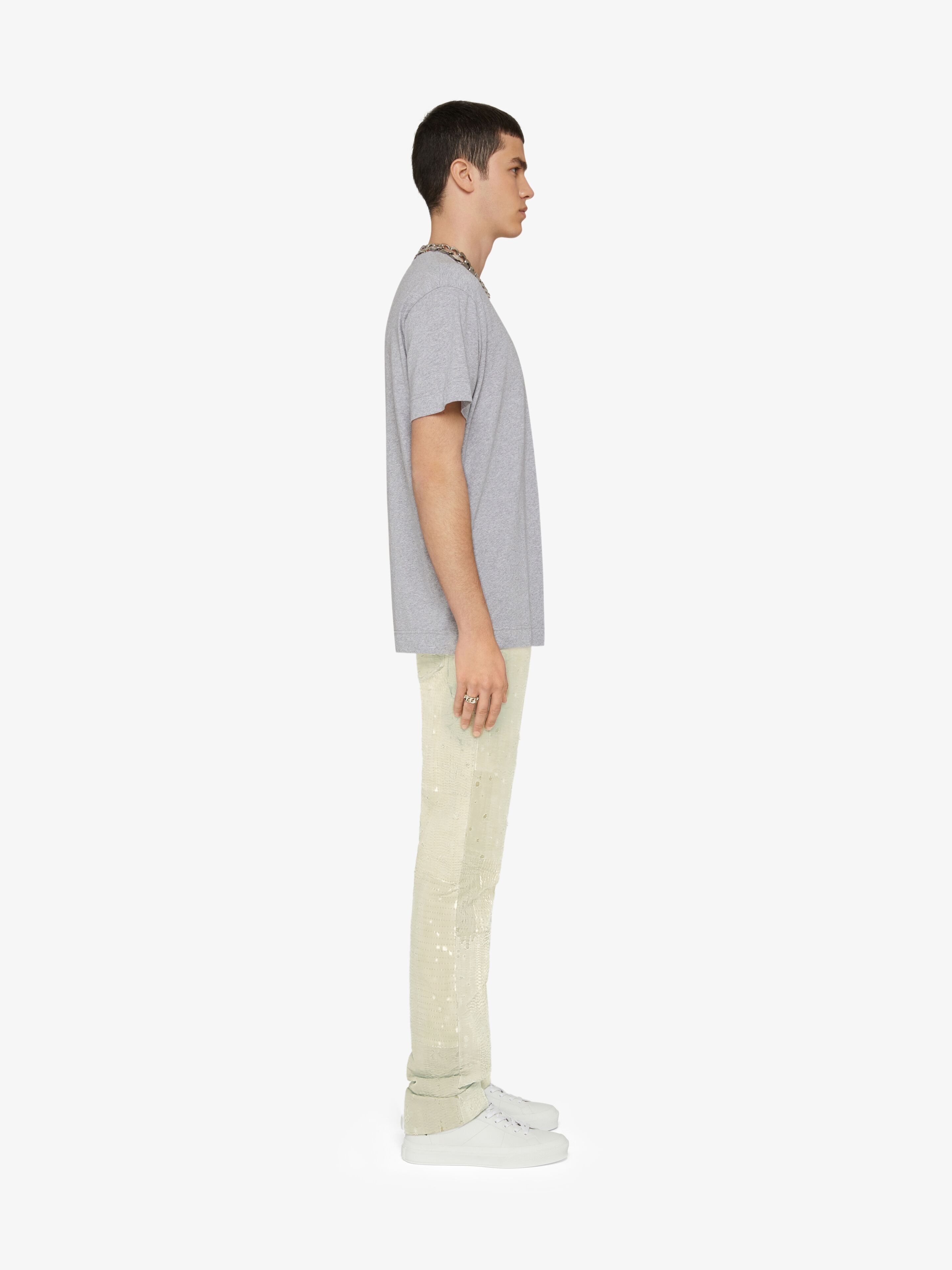 JEANS IN BORO EFFECT DENIM - 3