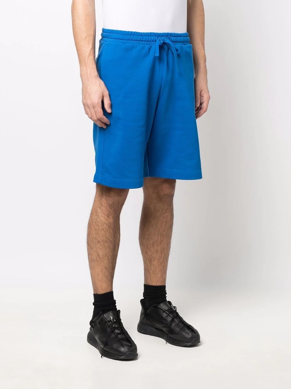 embroidered-logo track shorts - 3