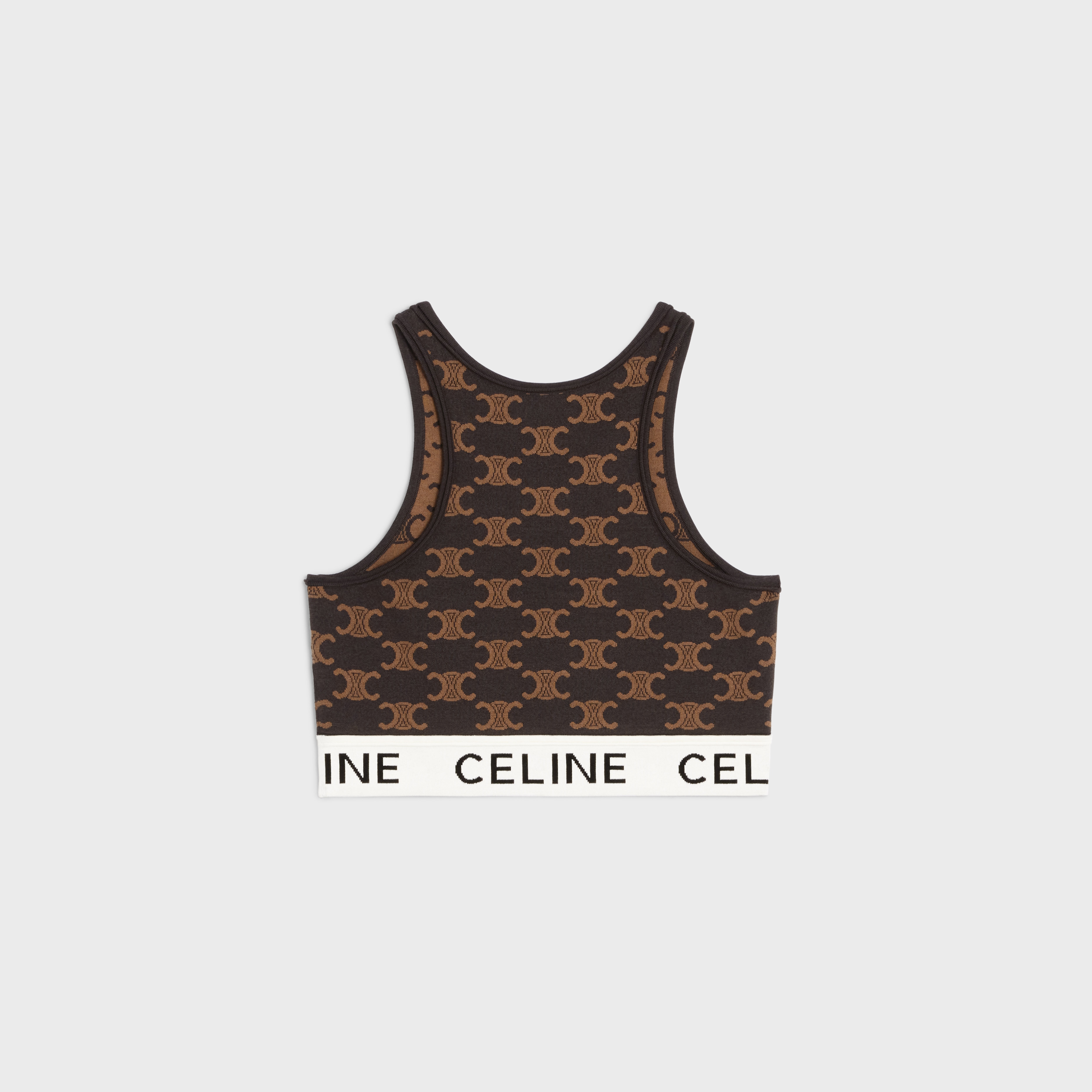 Celine bra in monogram silk cotton - 2