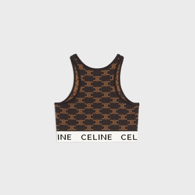 CELINE Celine bra in monogram silk cotton outlook