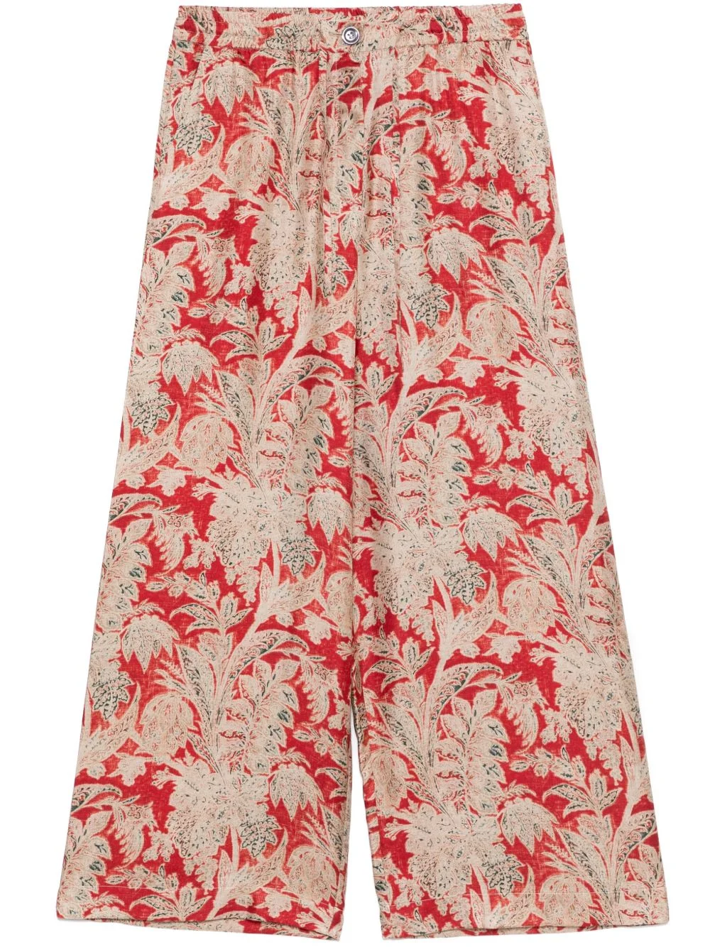 Aloe silk palazzo trousers - 1