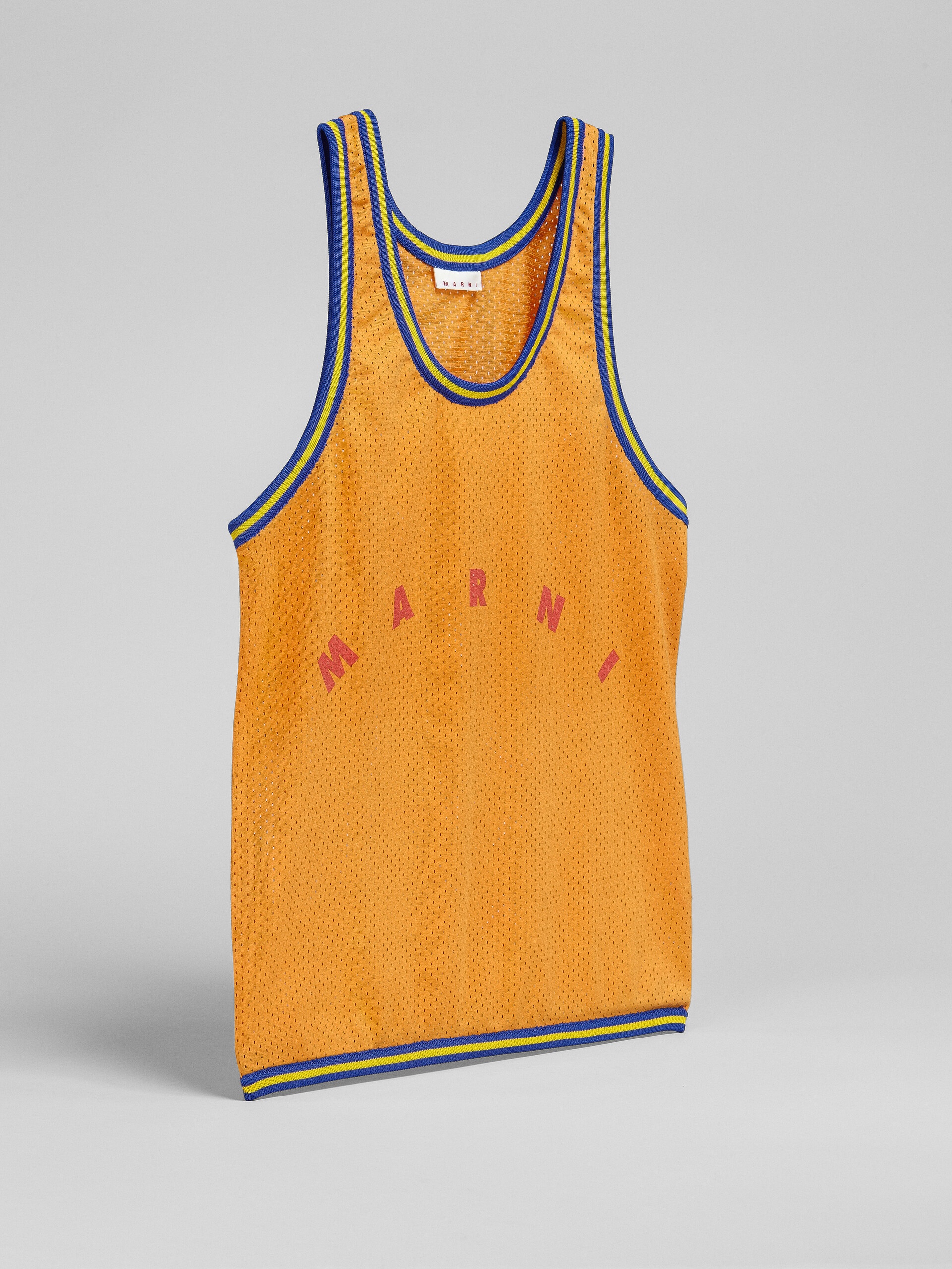 OCHRE BASKET TANK TOP SHOPPING BAG IN TECH FABRIC - 6