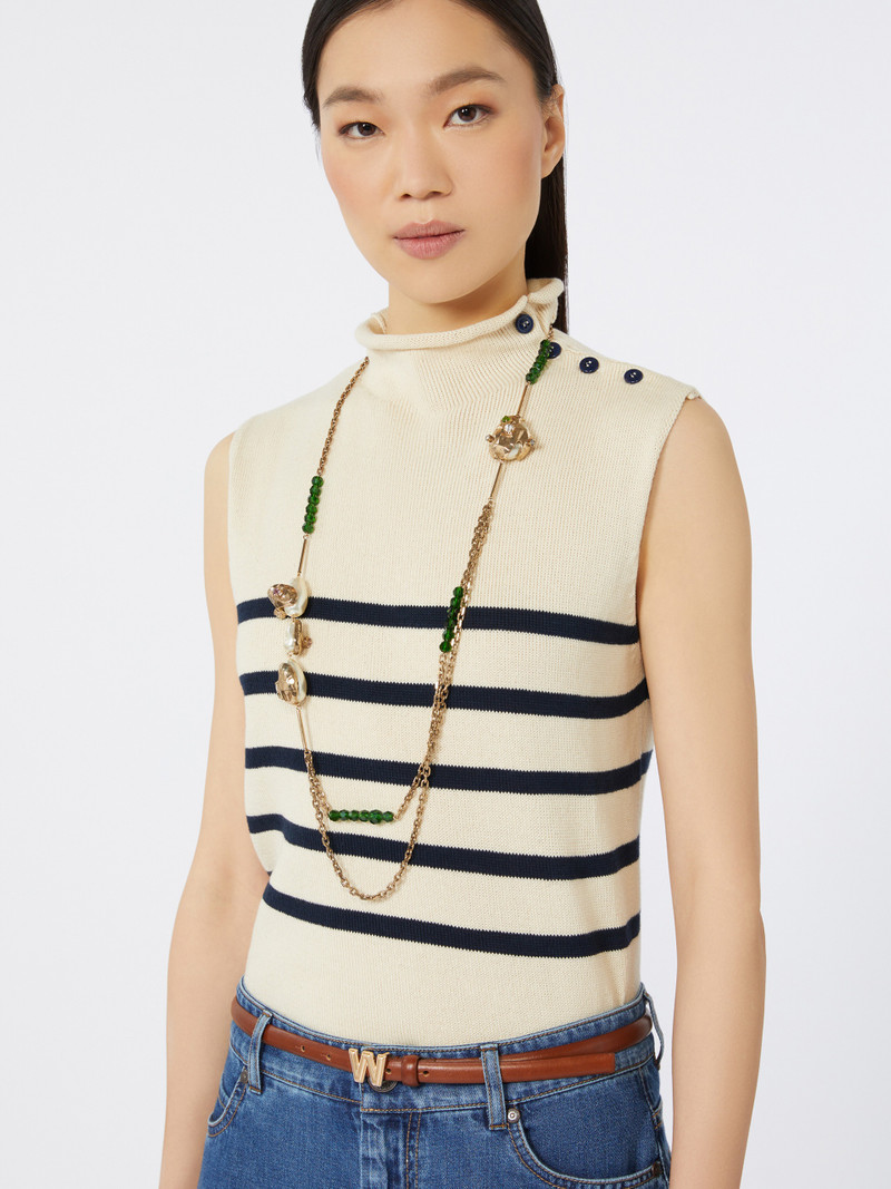 GISELDA Metal double-strand necklace 4