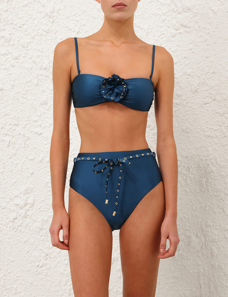 Zimmermann INDRA STUDDED FLOWER BIKINI outlook