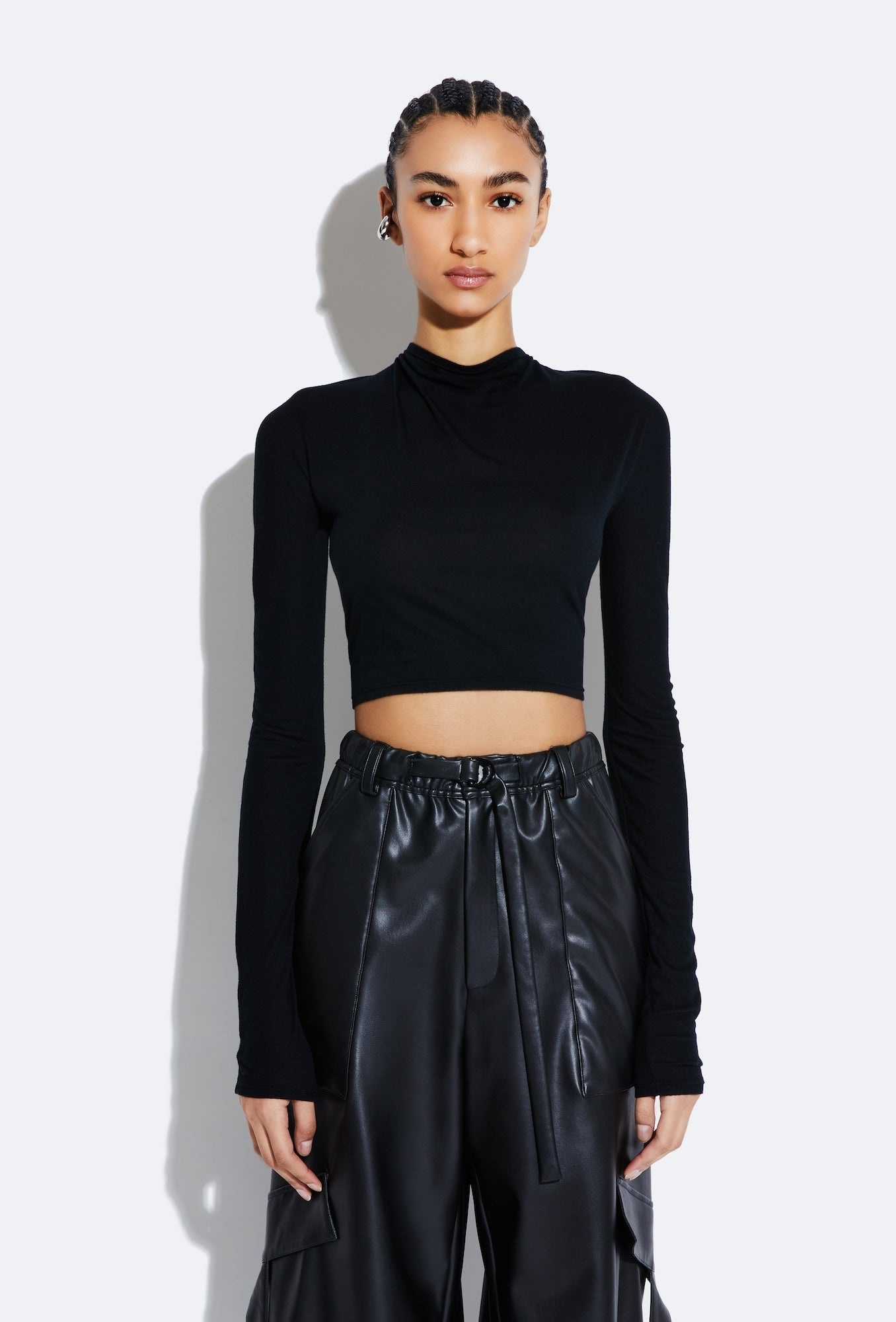 Modal Jersey Cropped Top - 2