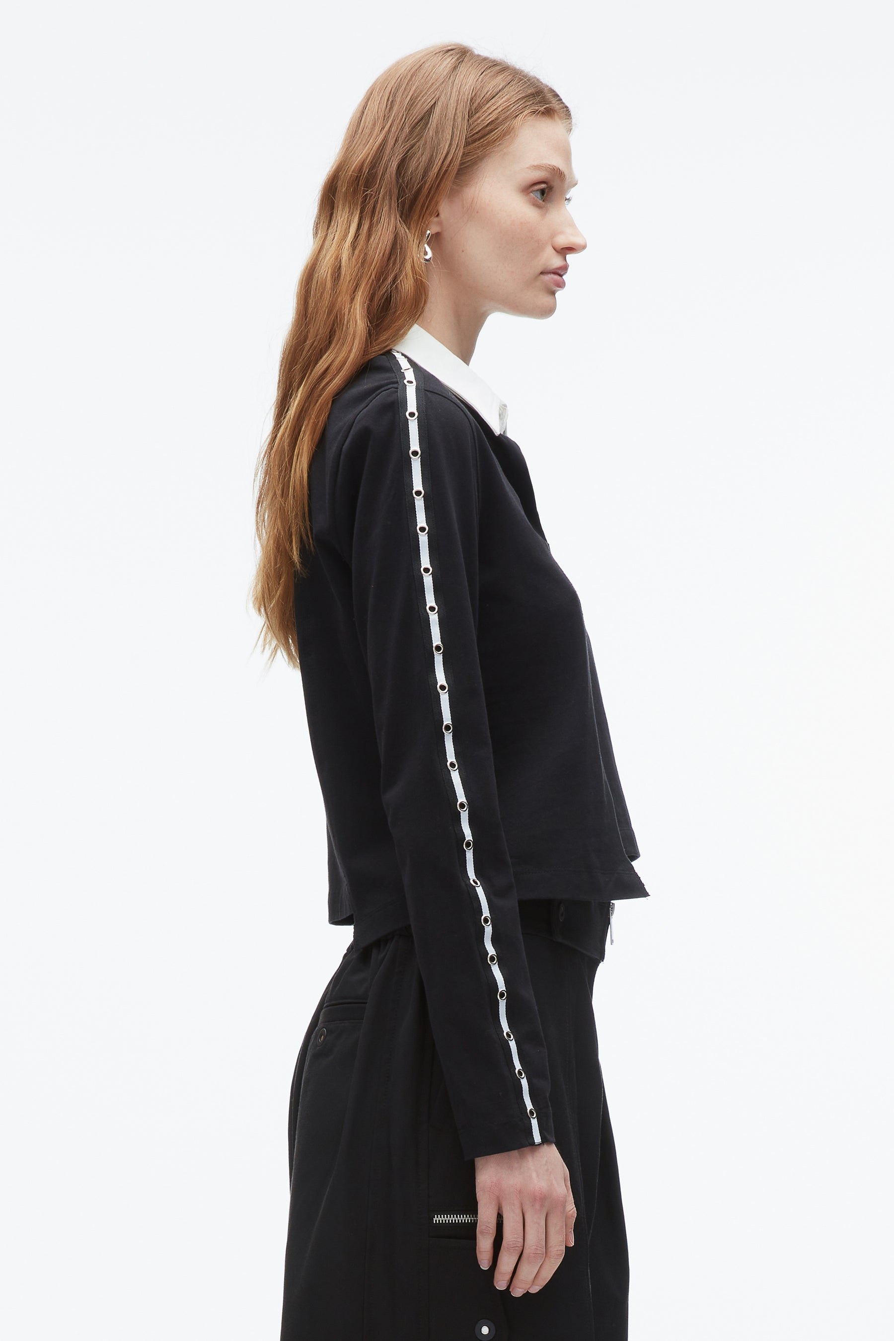 Patchwork Cropped Polo - 3