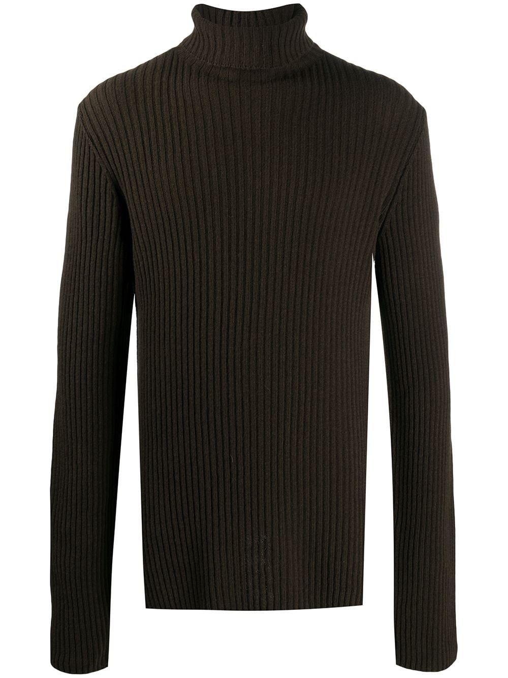 side-slit roll-neck jumper - 1