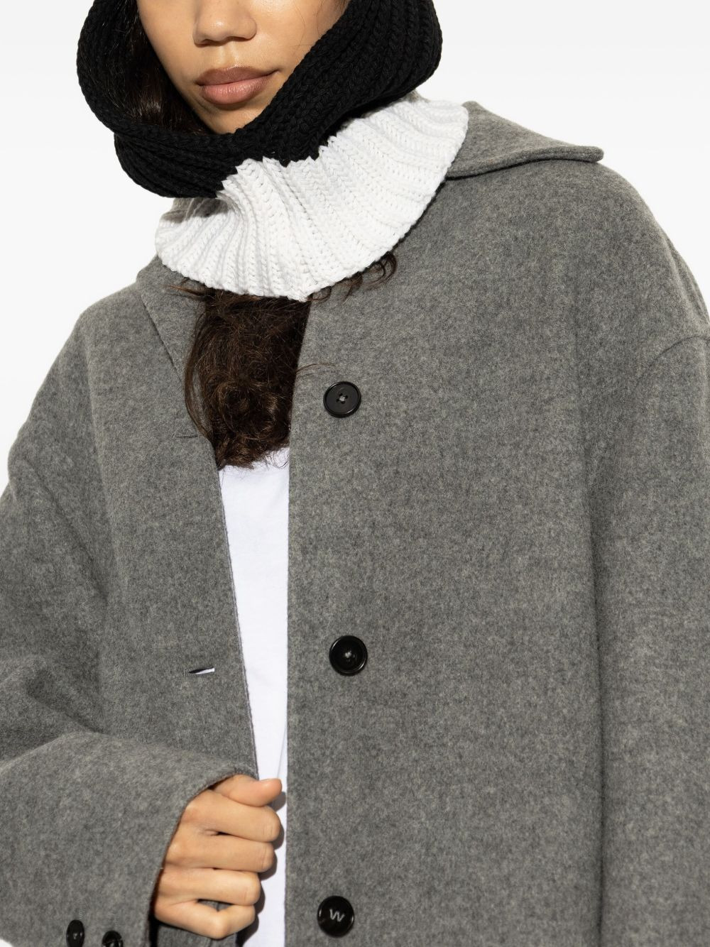 ribbed-knit wool balaclava - 3