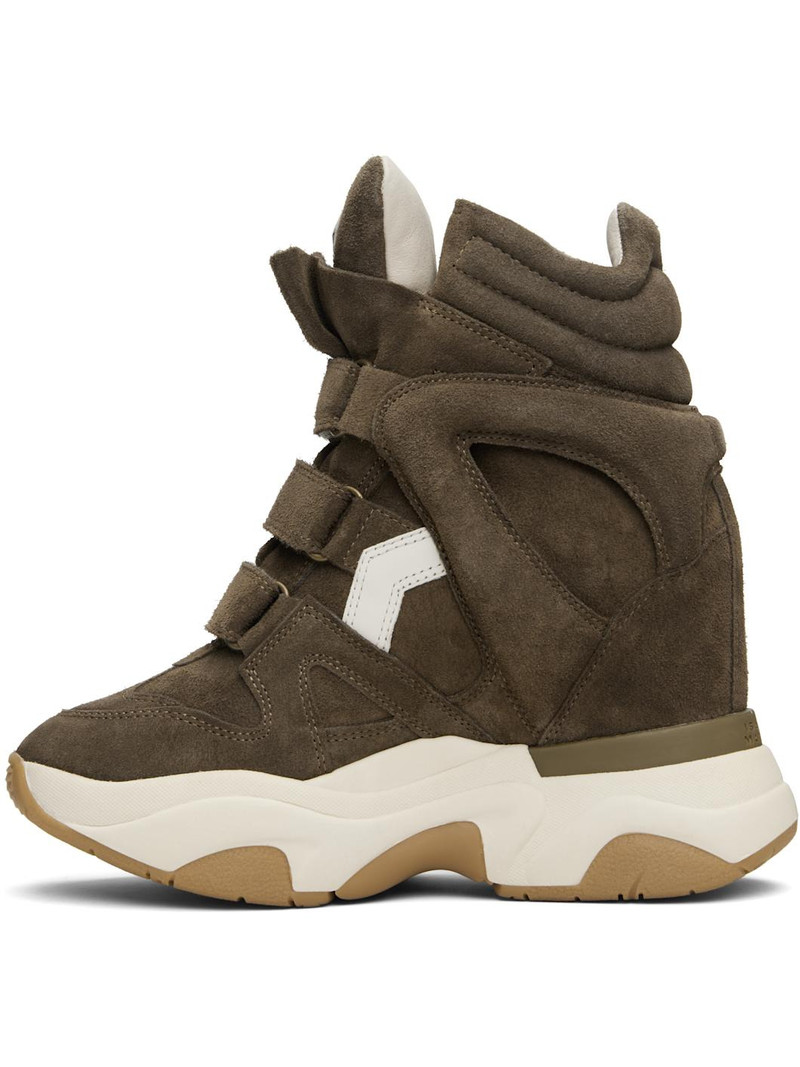 Isabel Marant Khaki Balskee Sneakers outlook
