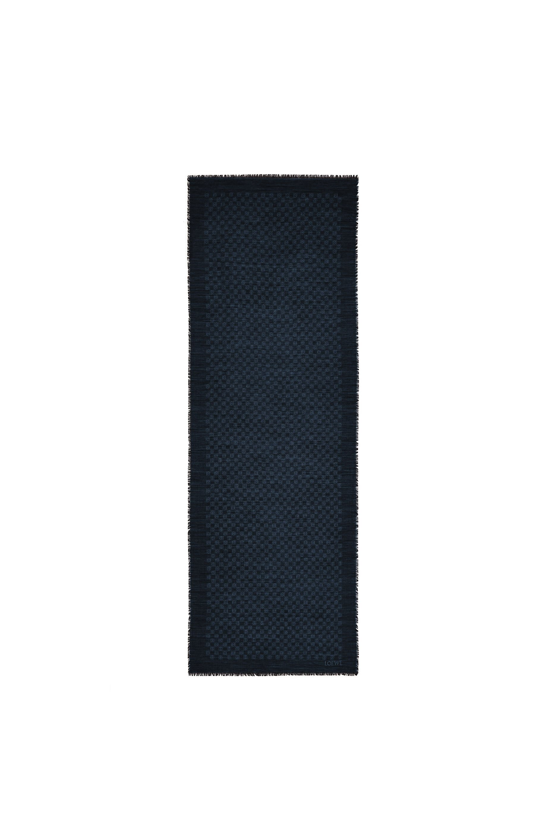 Anagram scarf in wool and silk - 2