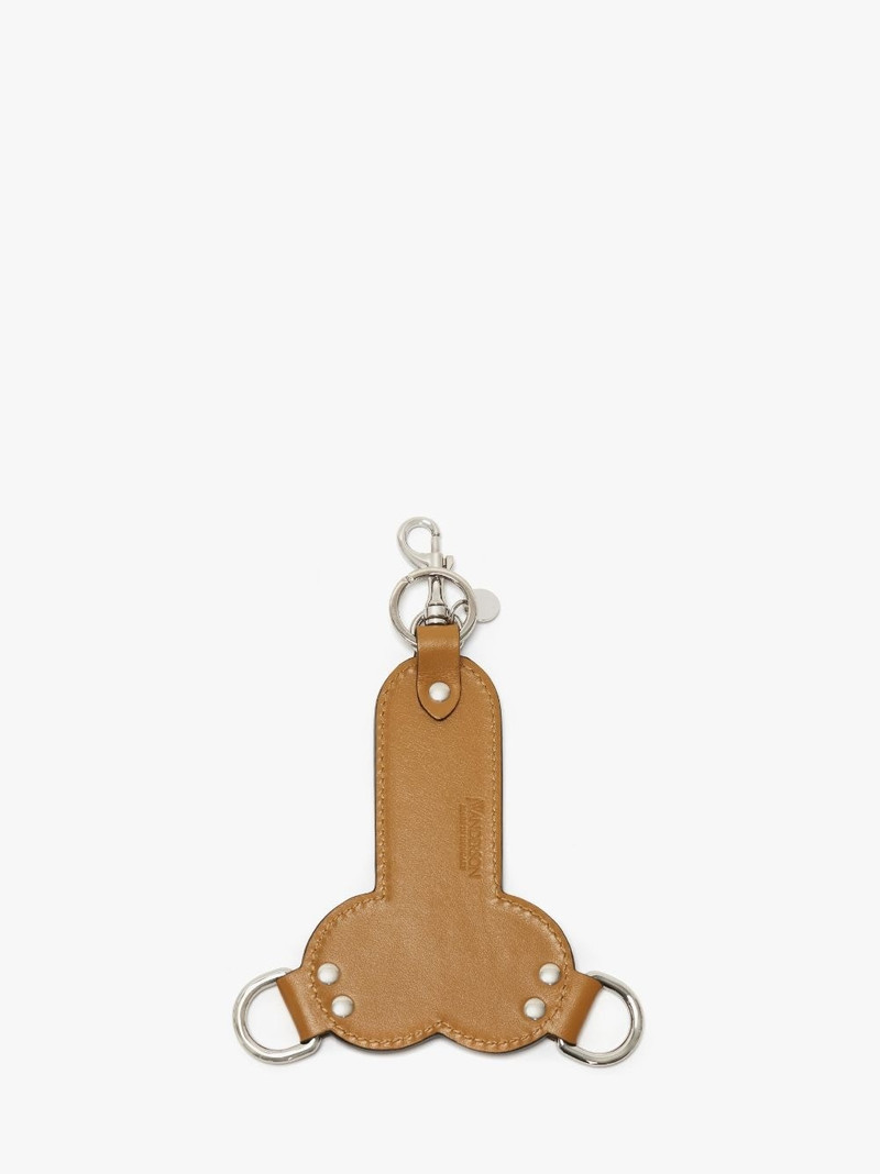 LEATHER PENIS KEYRING 1