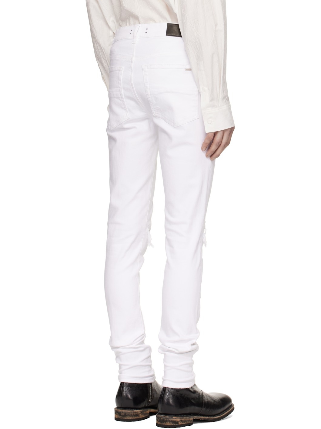 White MX1 Jeans - 3