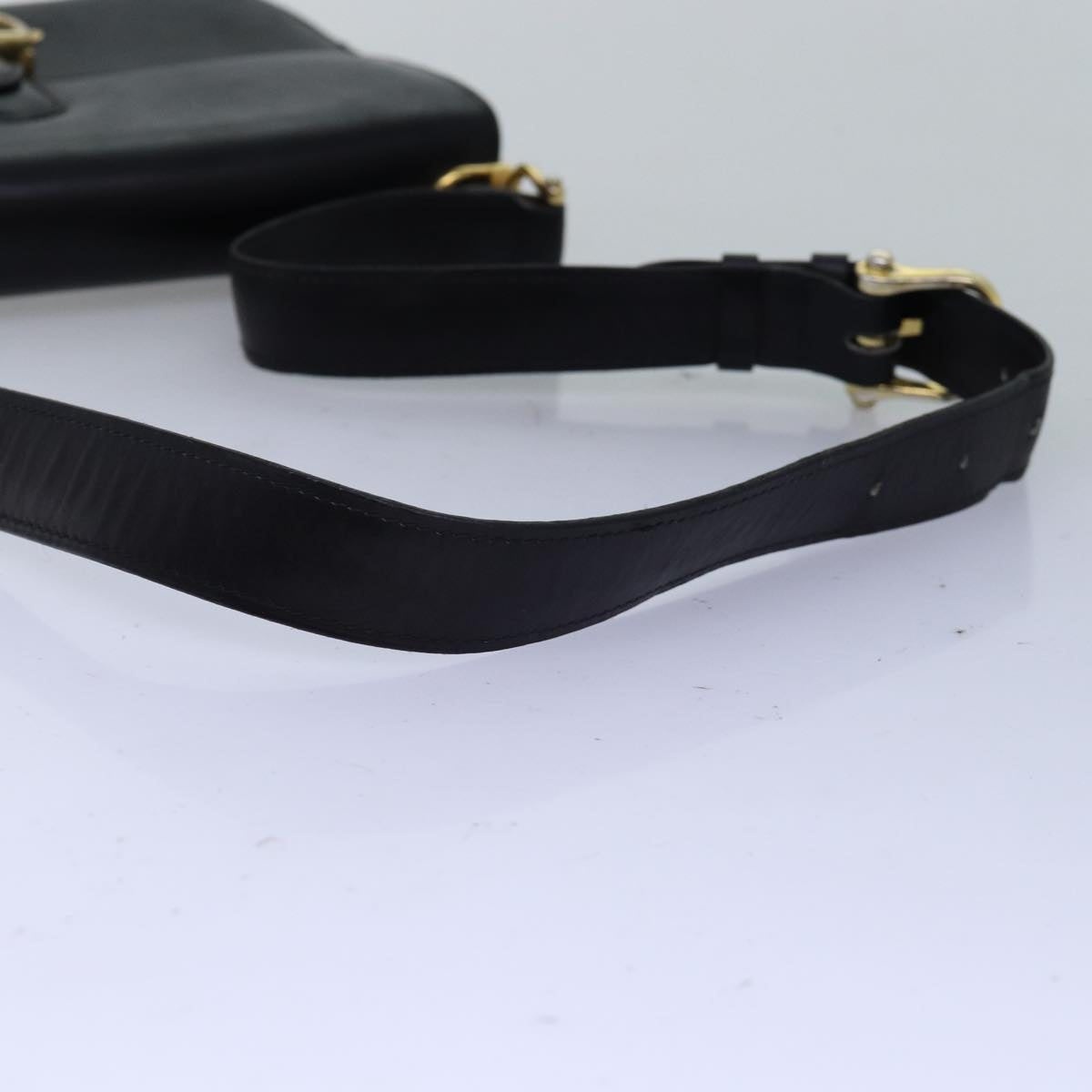 CELINE Horse Carriage Shoulder Bag Leather Black - 7