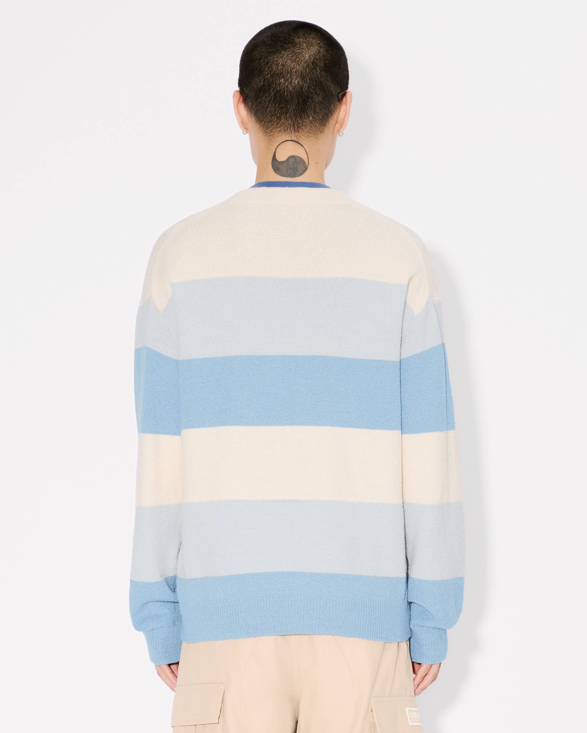 Embroidered stripes jumper in cotton blend - 4