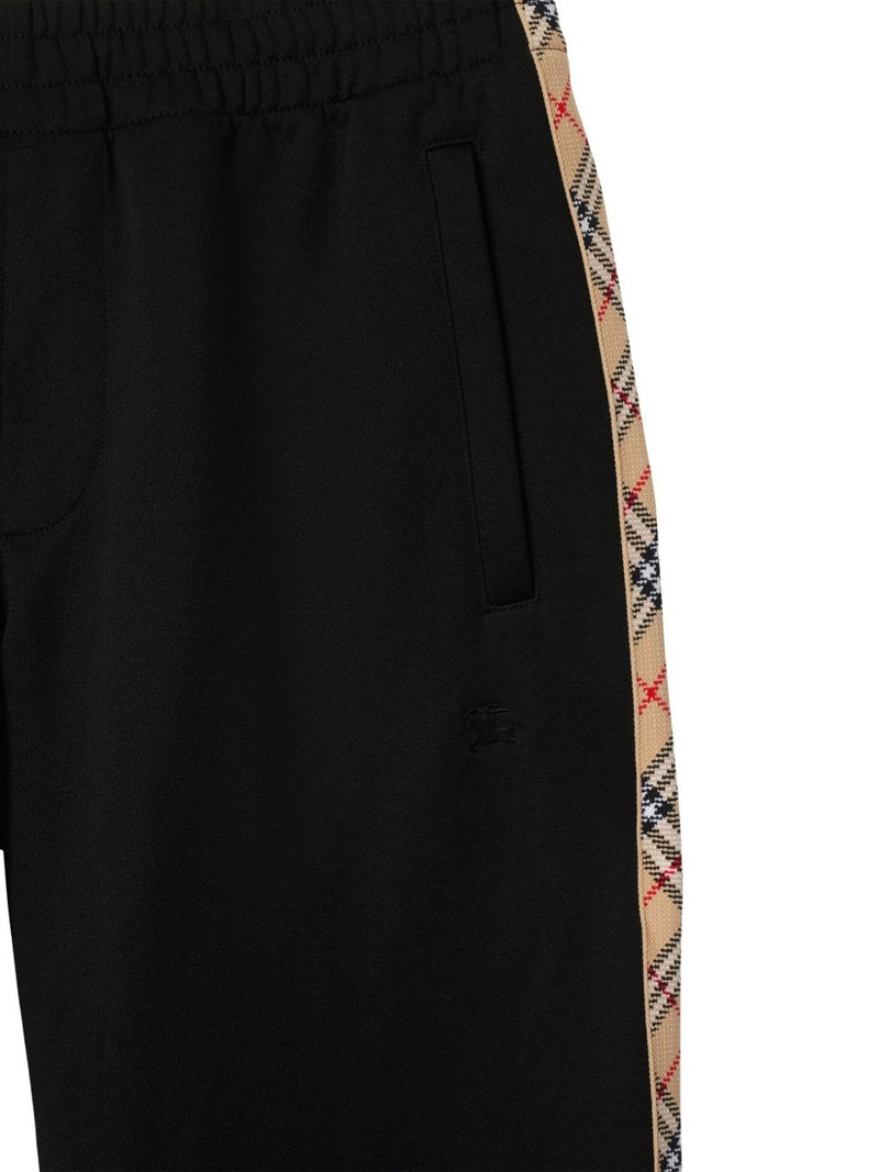 Burberry Vintage Check-trim track pants outlook