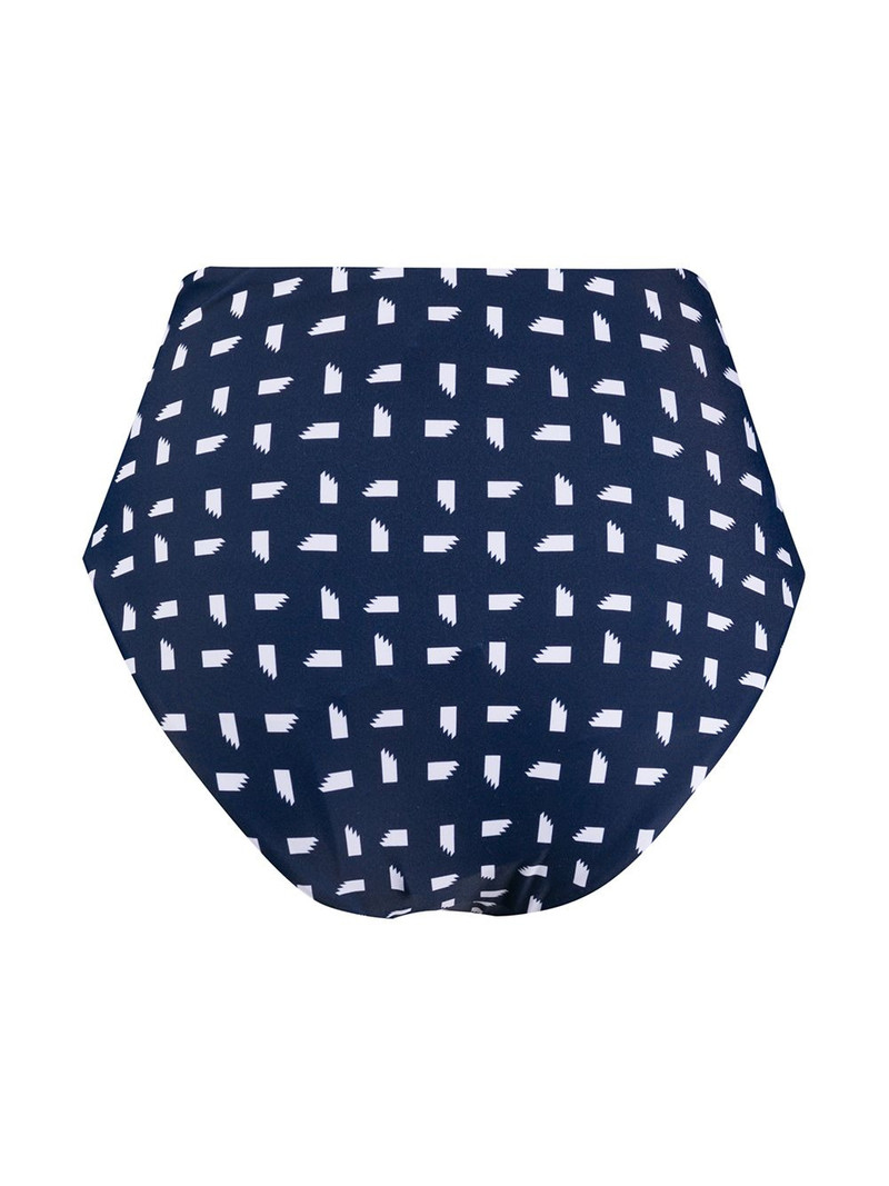 self-portrait high-waisted bikini bottoms outlook