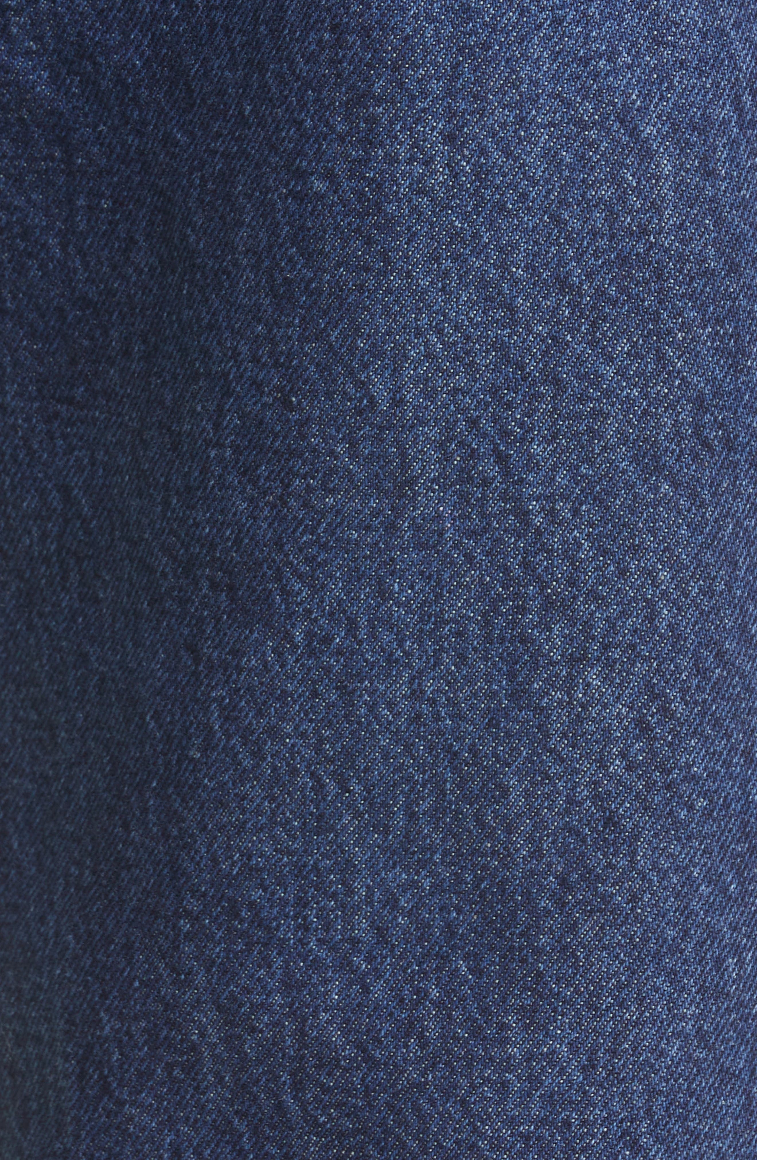 TOTEME High Waist Tapered Jeans in Dark Blue at Nordstrom - 6