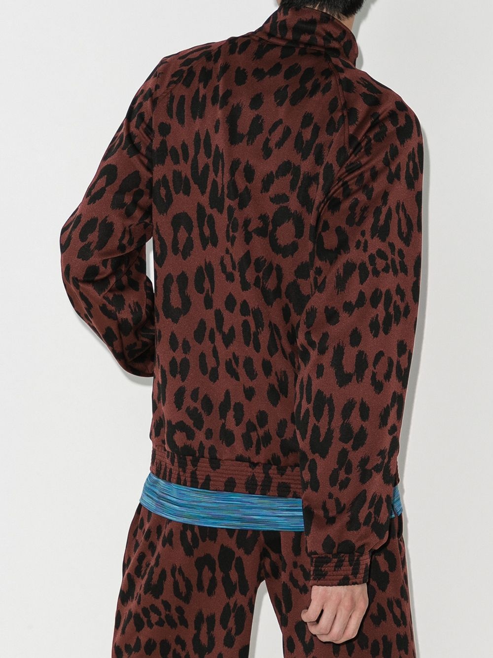 leopard print track jacket - 3