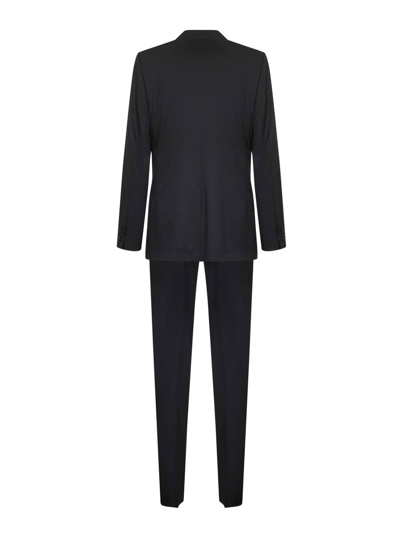 Dolce & Gabbana Black wool and silk three-piece tuxedo suit outlook